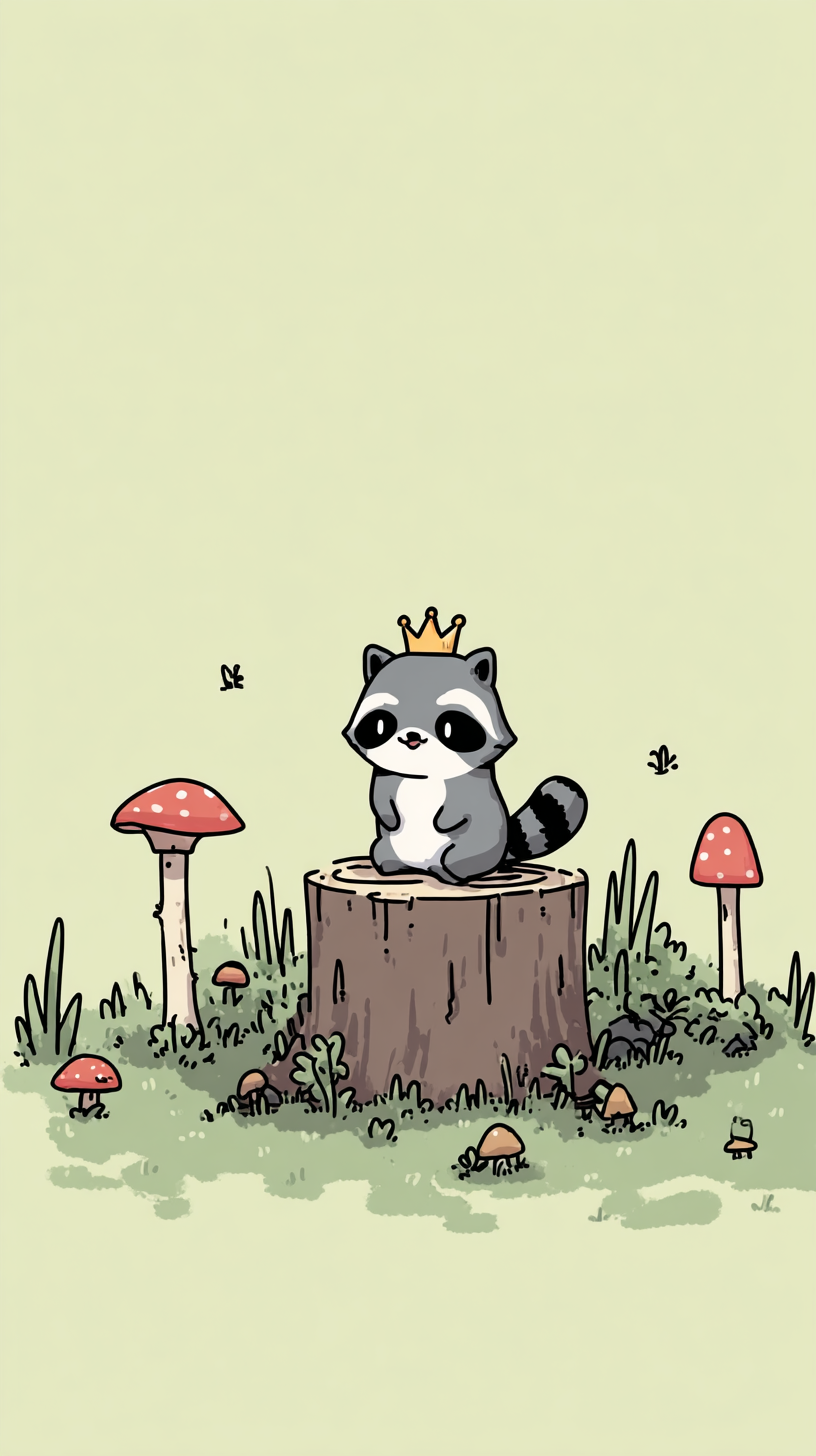 iphone fond d'écran Raton laveur gratuit