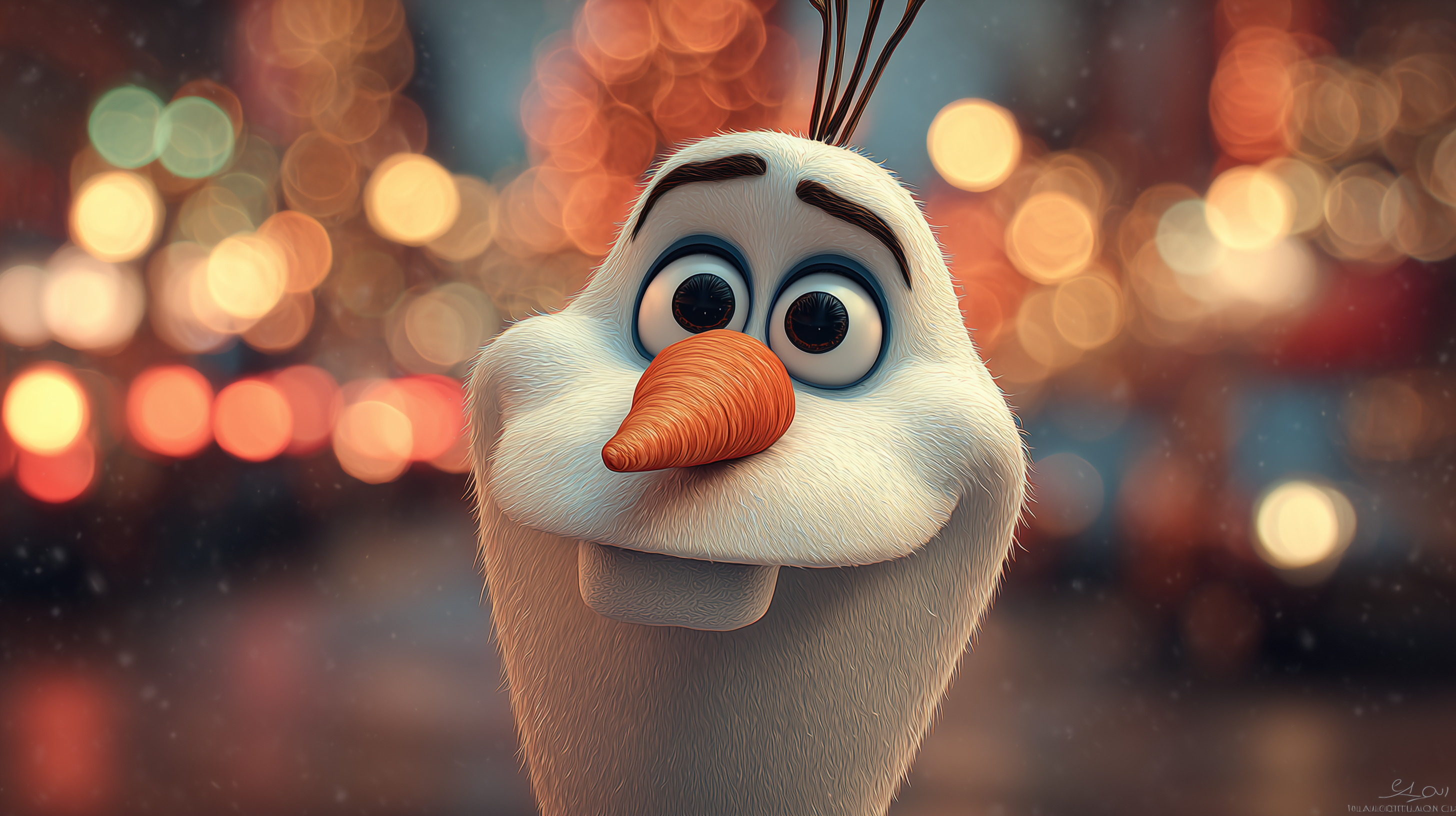 fond d'écran Olaf pc 2560x1440 téléchargement gratuit