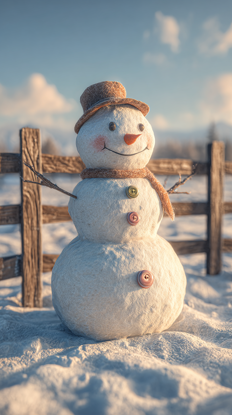 fond d'écran Bonhomme de neige gratuit pour téléphone portable samsung télécharger gratuit