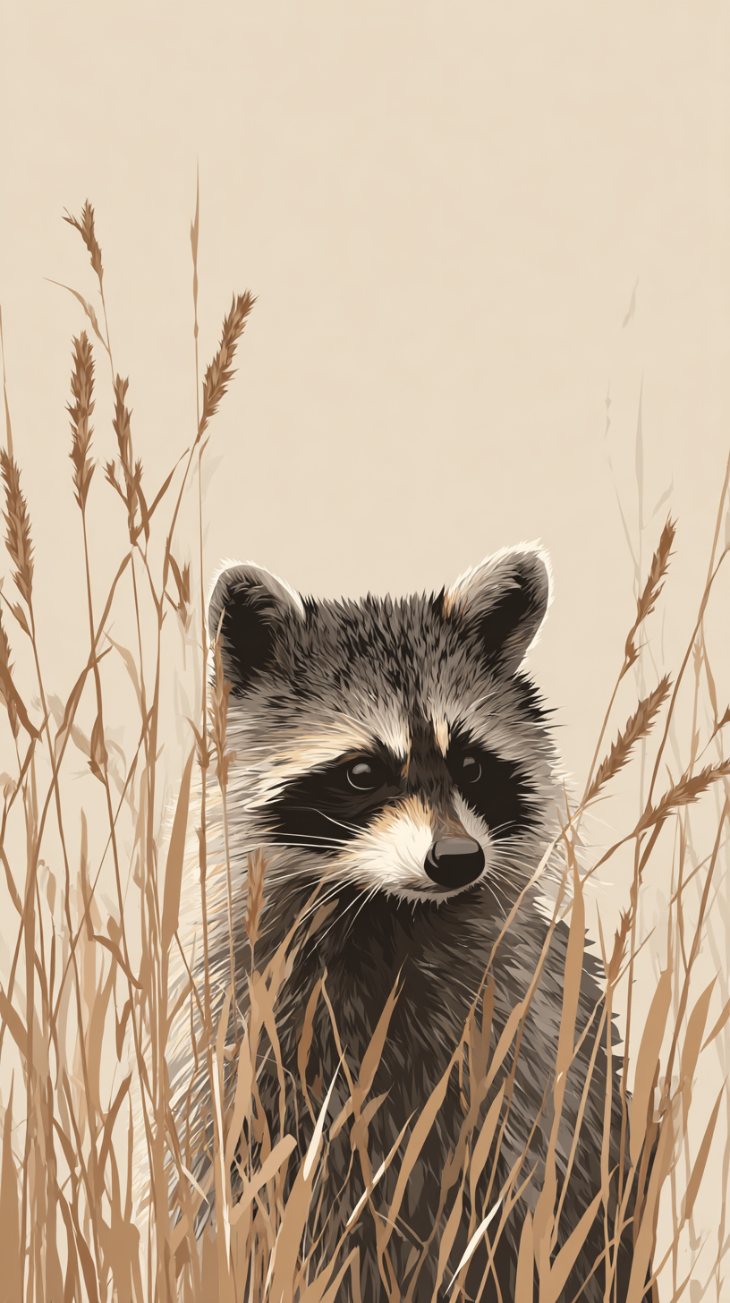 fond d'écran Raton laveur de téléphone gratuit