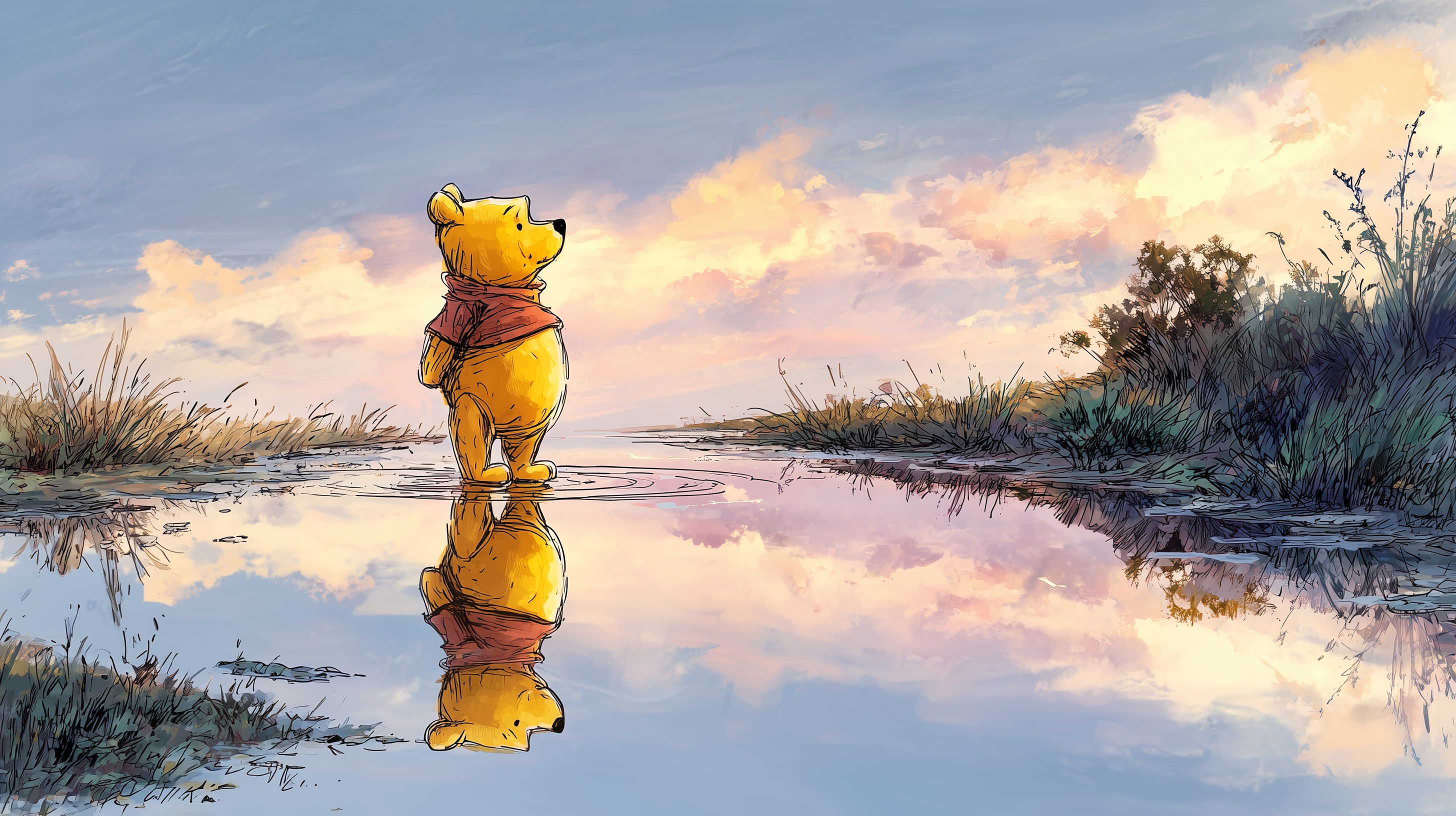 fond d'écran Winnie l’ourson 2560x1440 hd téléchargement gratuit