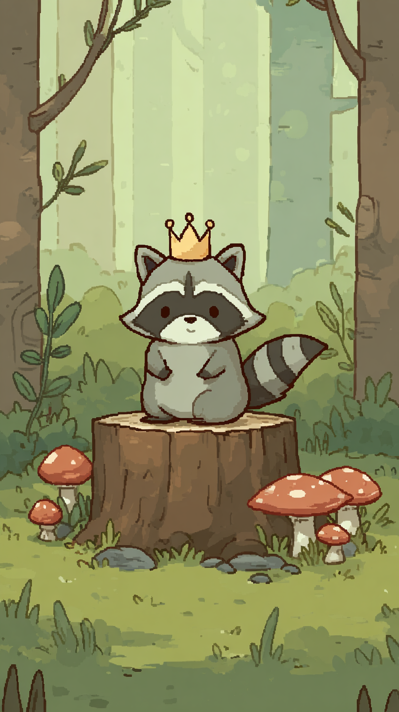 fond d'écran Raton laveur iphone 12 gratuit