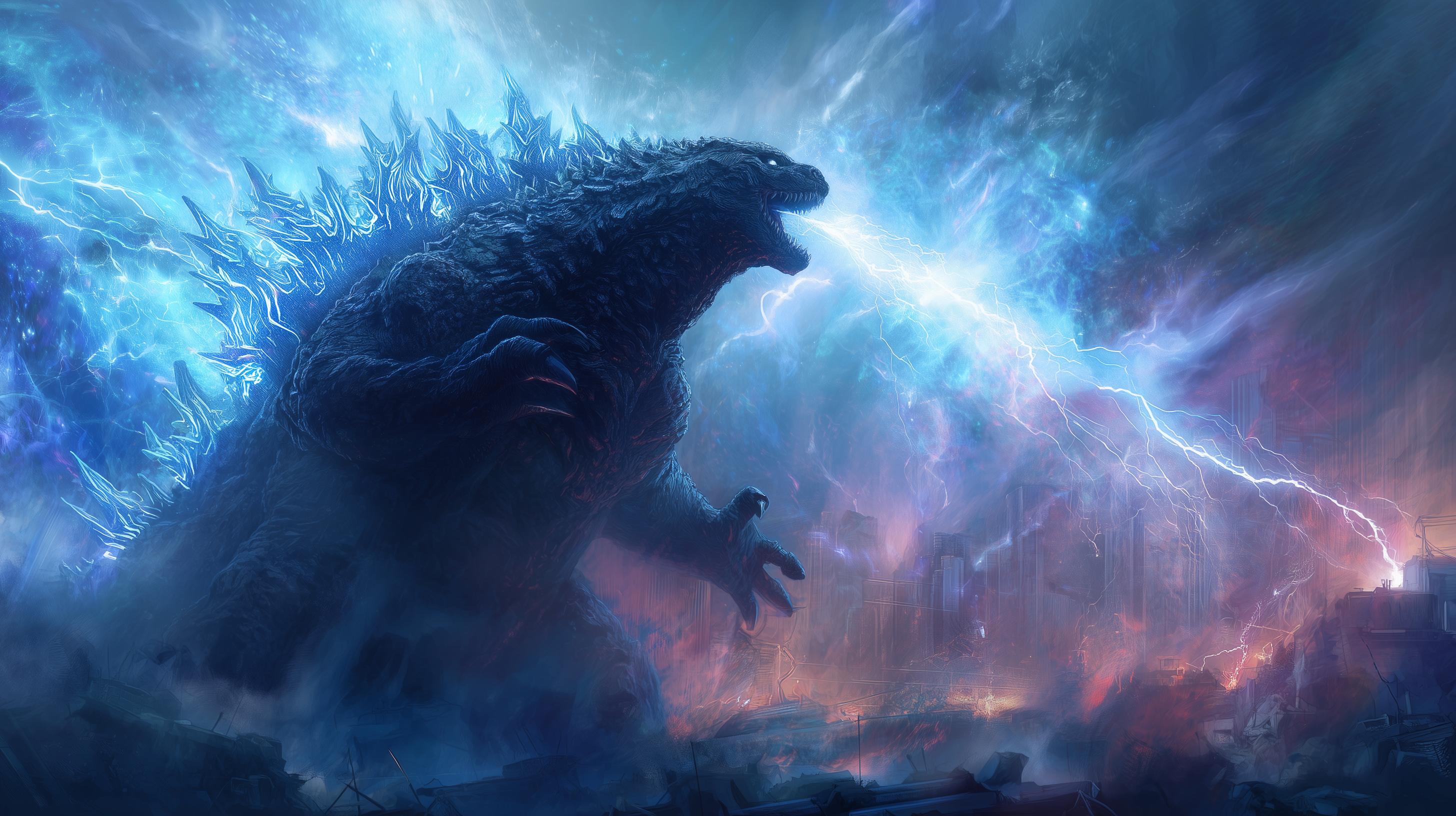 fond d'écran Godzilla 4k 1920x1080 téléchargement gratuit