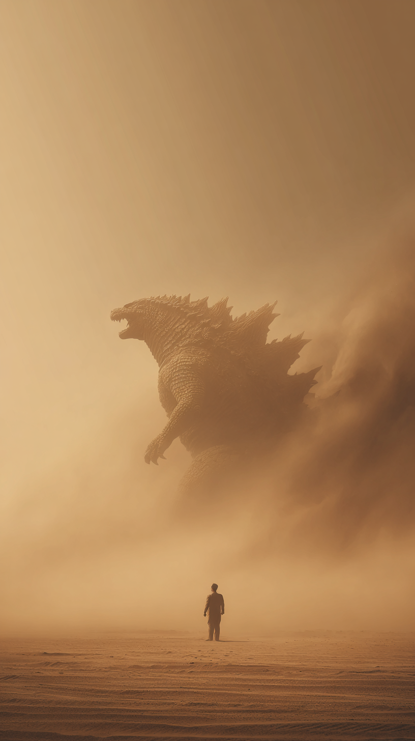 fond d'écran Godzilla iphone 11 gratuit