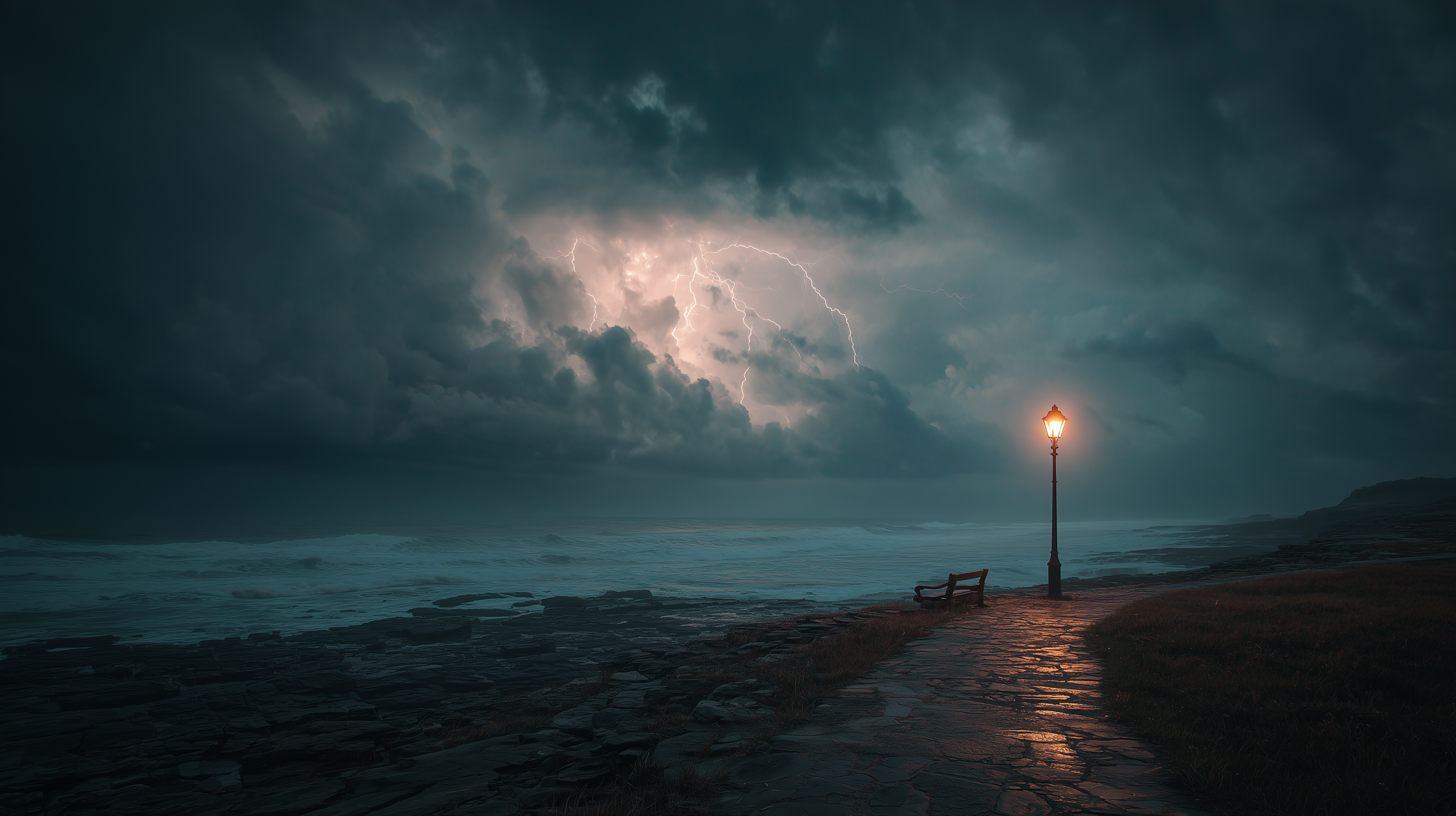 fond d'écran Lampadaire pc 2560x1440 téléchargement gratuit