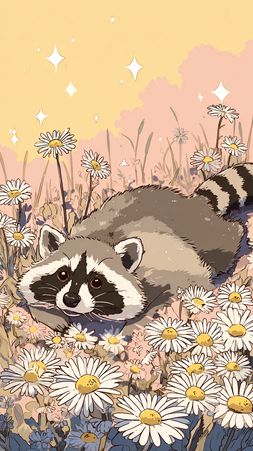 fond d'écran Raton laveur téléphone gratuit télécharger gratuit