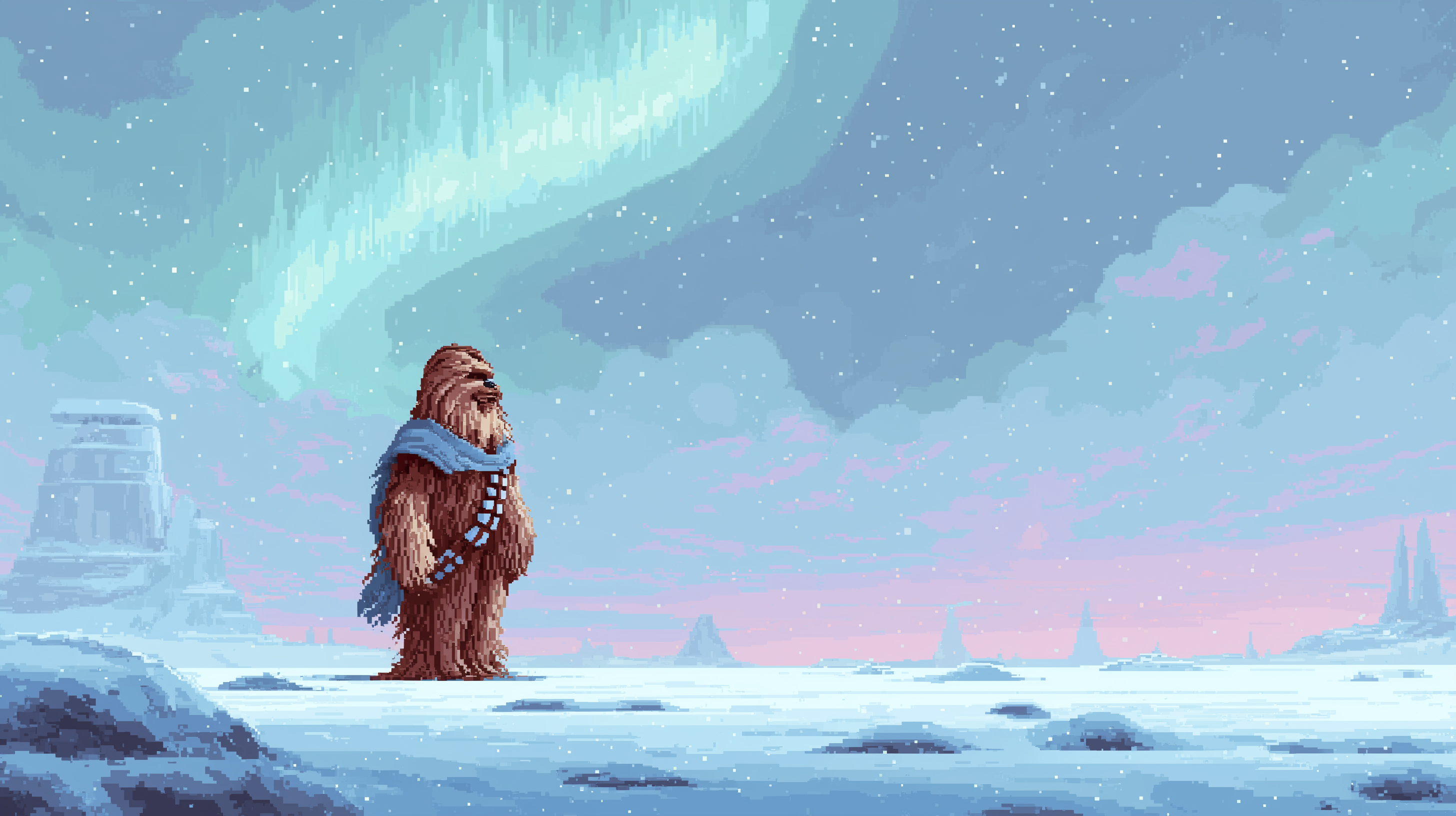 fond d'écran Chewbacca windows 10 4k téléchargement gratuit
