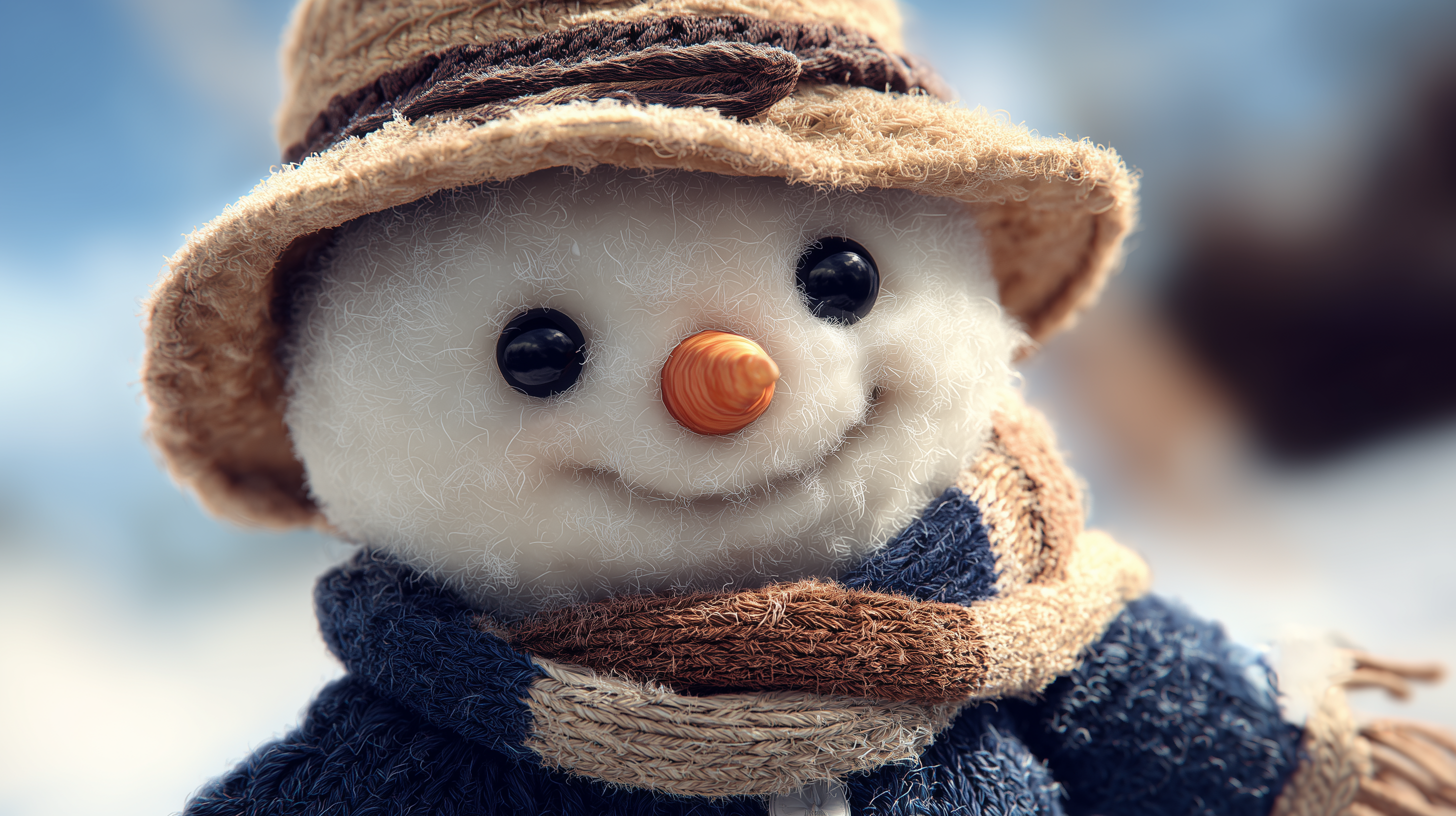 fond d'écran Bonhomme de neige pc simple téléchargement gratuit