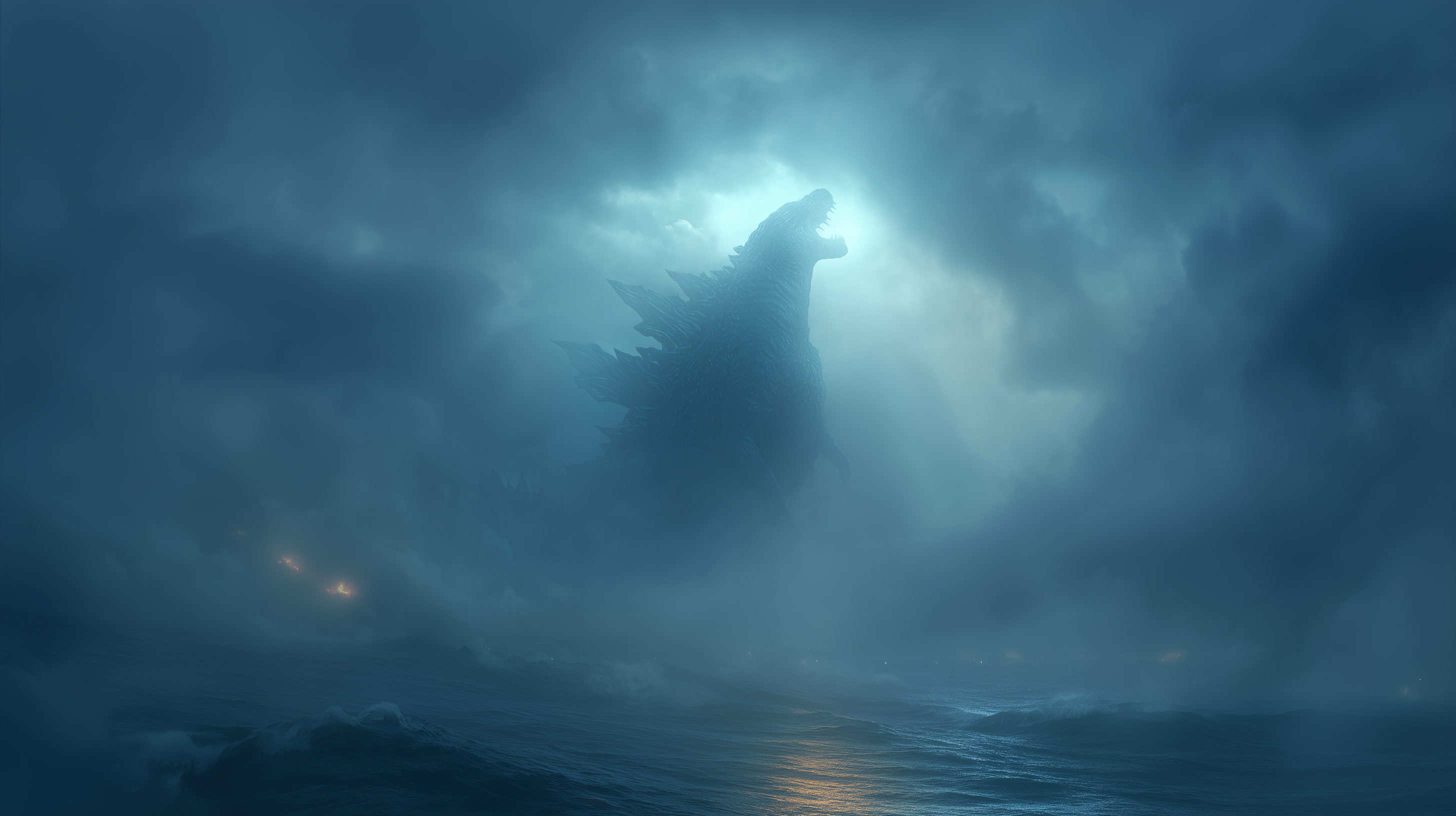 fond d'écran Godzilla 4k pour pc téléchargement gratuit