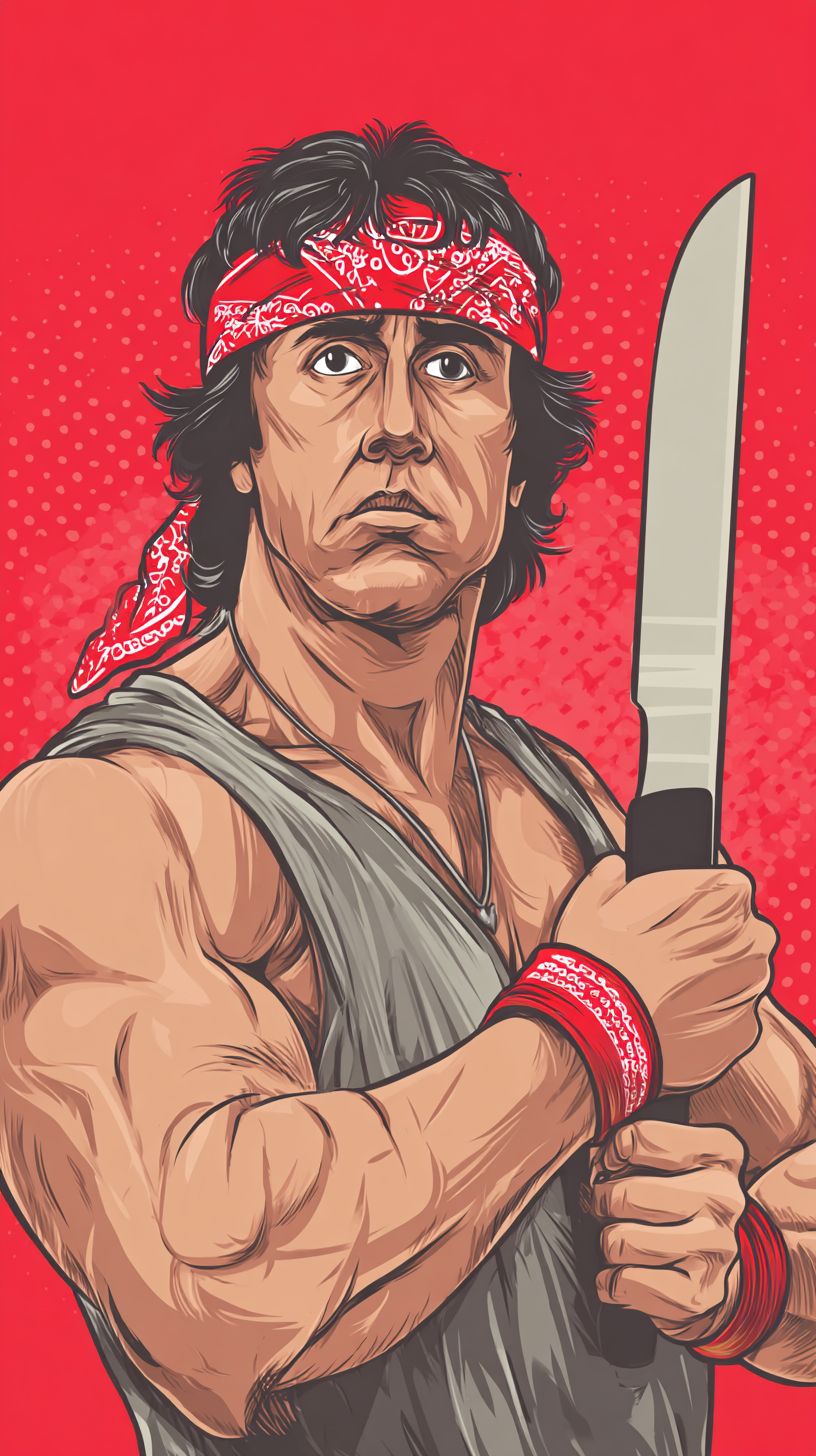 fond d'écran John Rambo iphone 11 gratuit