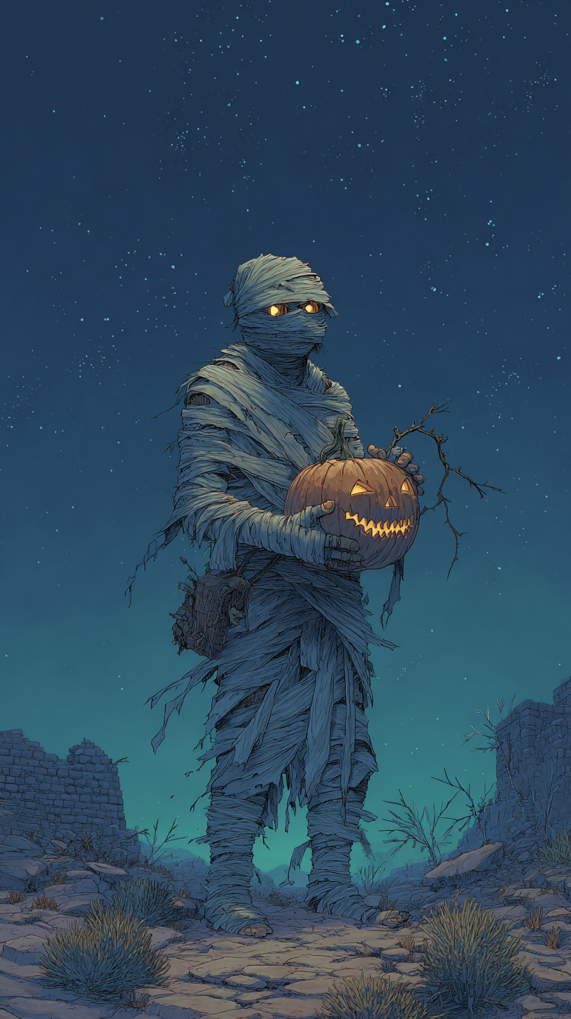 fond d'écran Jack o’ lantern iphone 7 gratuit