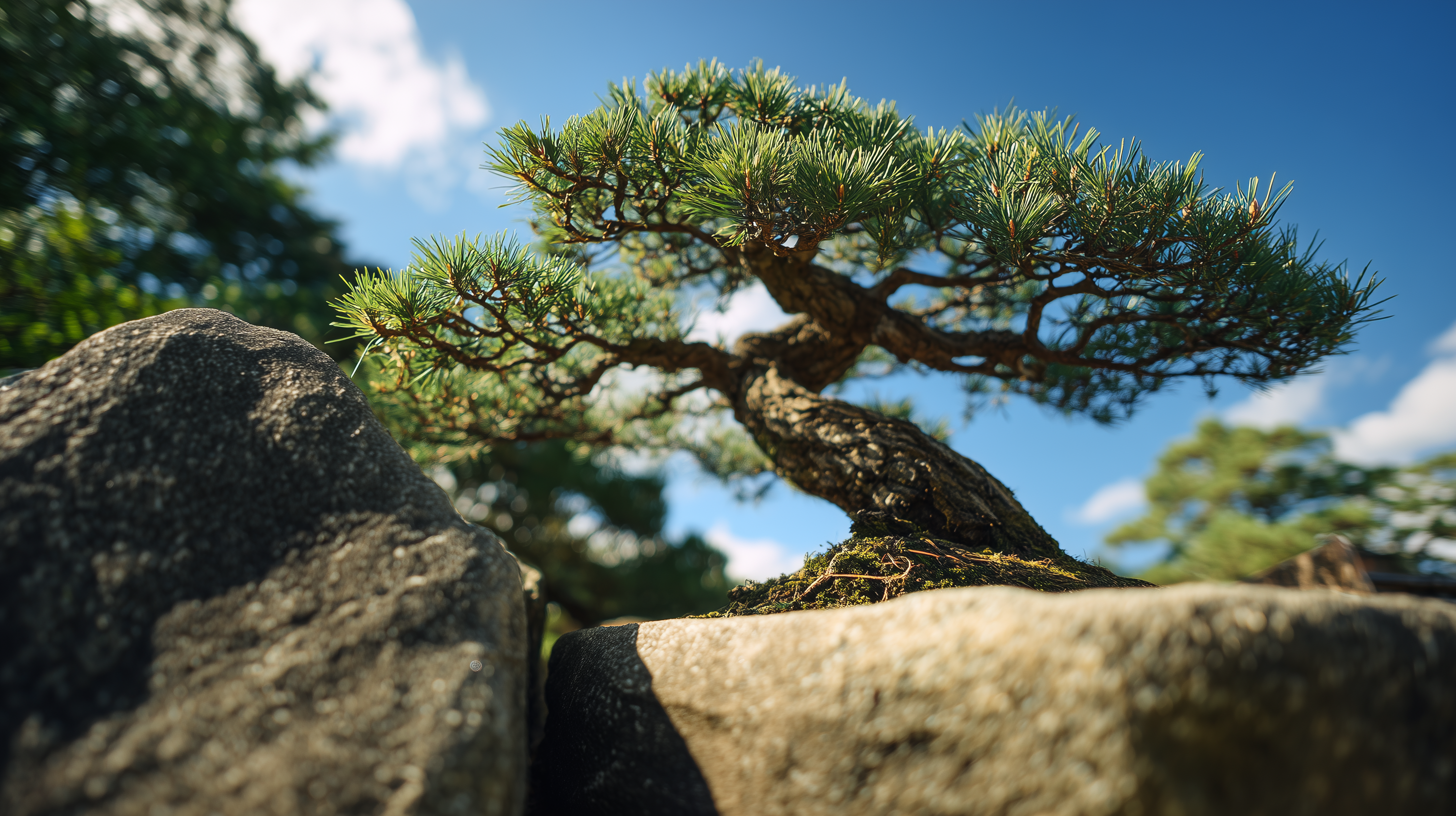 fond d'écran Bonsaï ultrawide 3440x1440 téléchargement gratuit
