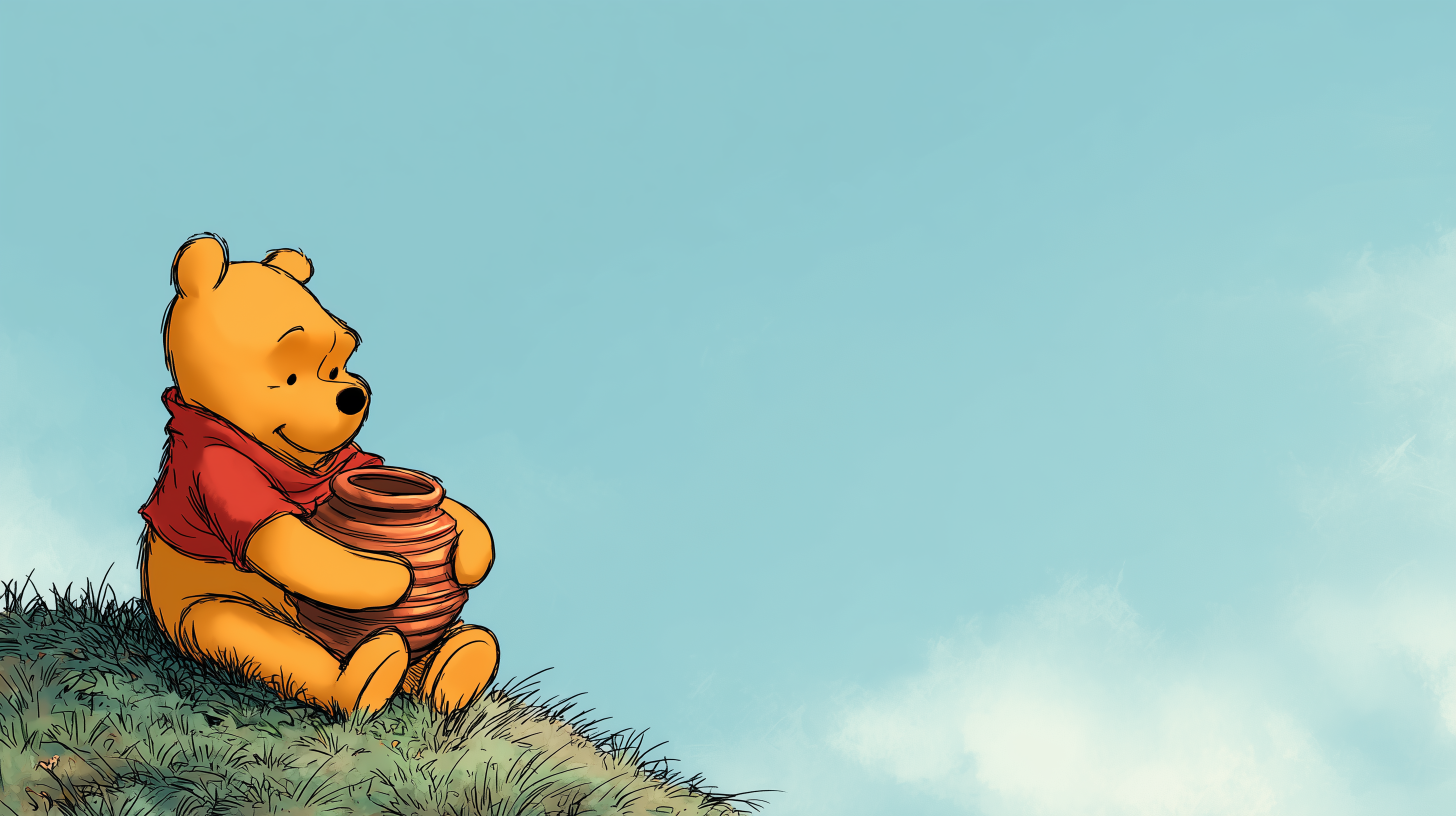 fond d'écran Winnie l’ourson 2560x1440 hd téléchargement gratuit