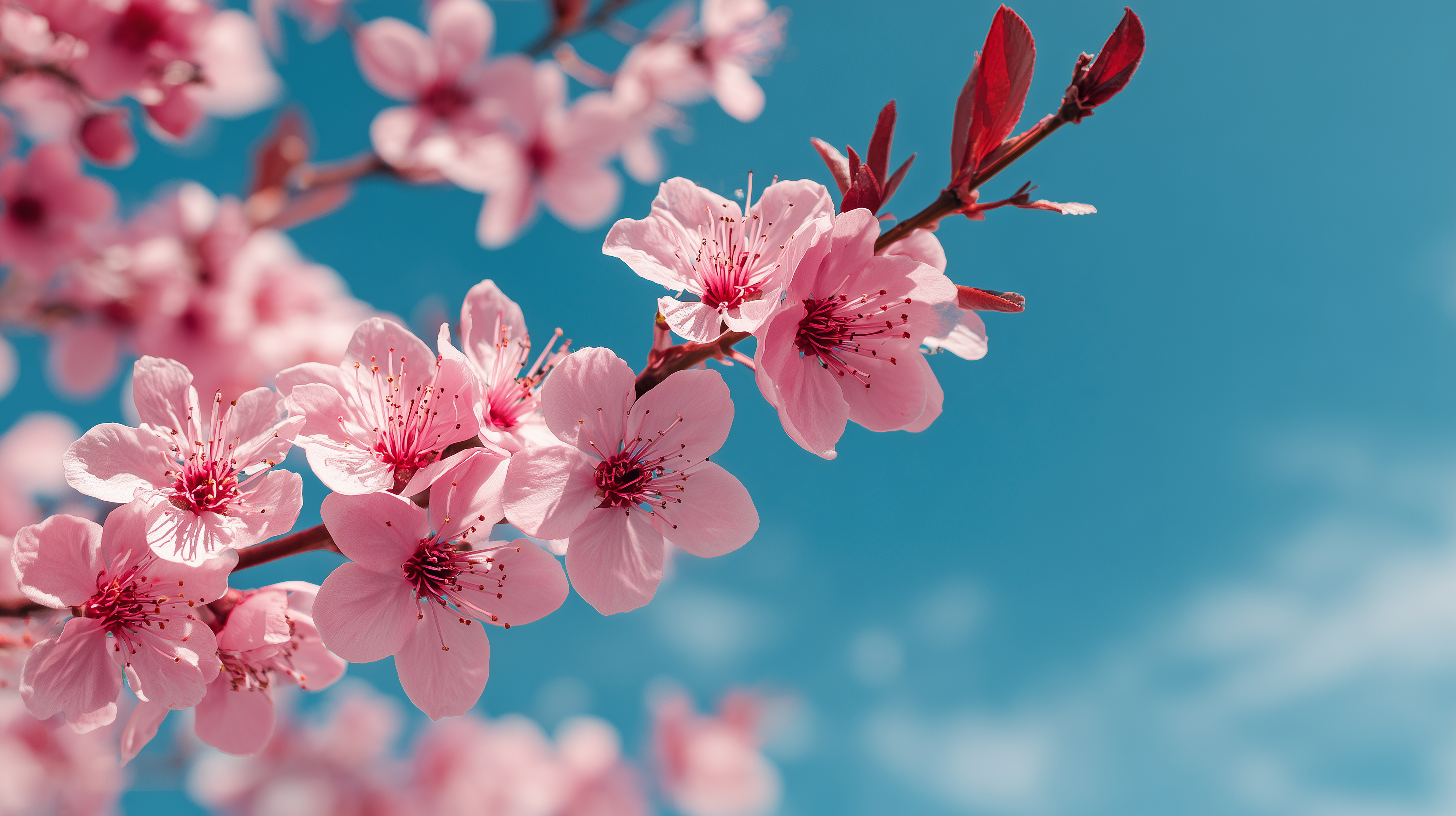 dell fond d'écran Fleur de cerisier téléchargement gratuit
