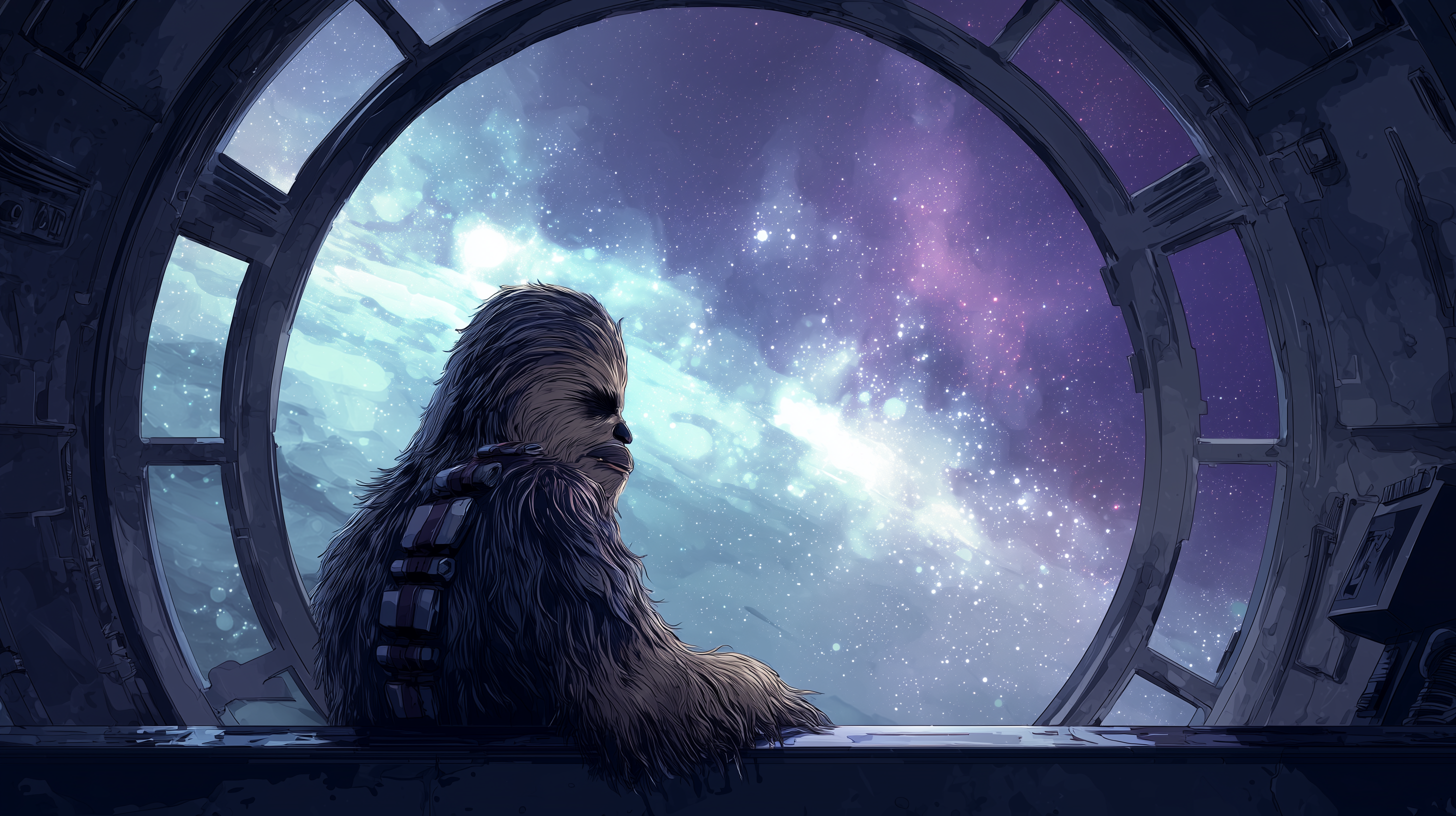 fond d'écran Chewbacca hd 1920x1080 téléchargement gratuit