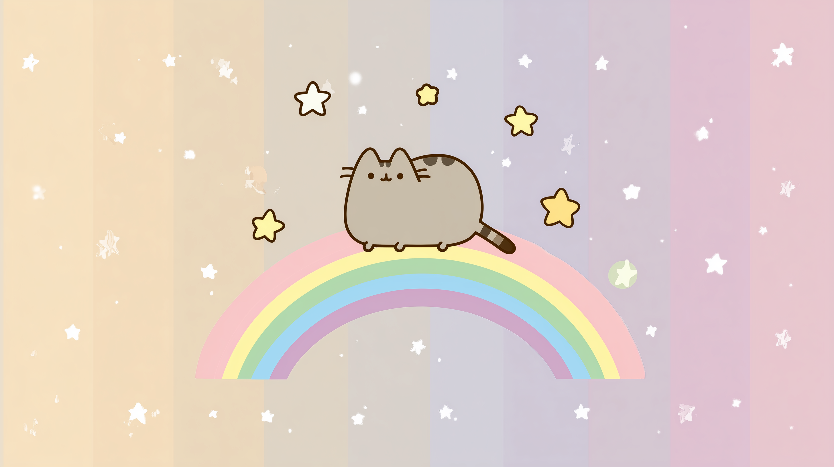 fond d'écran Pusheen windows 10 téléchargement gratuit