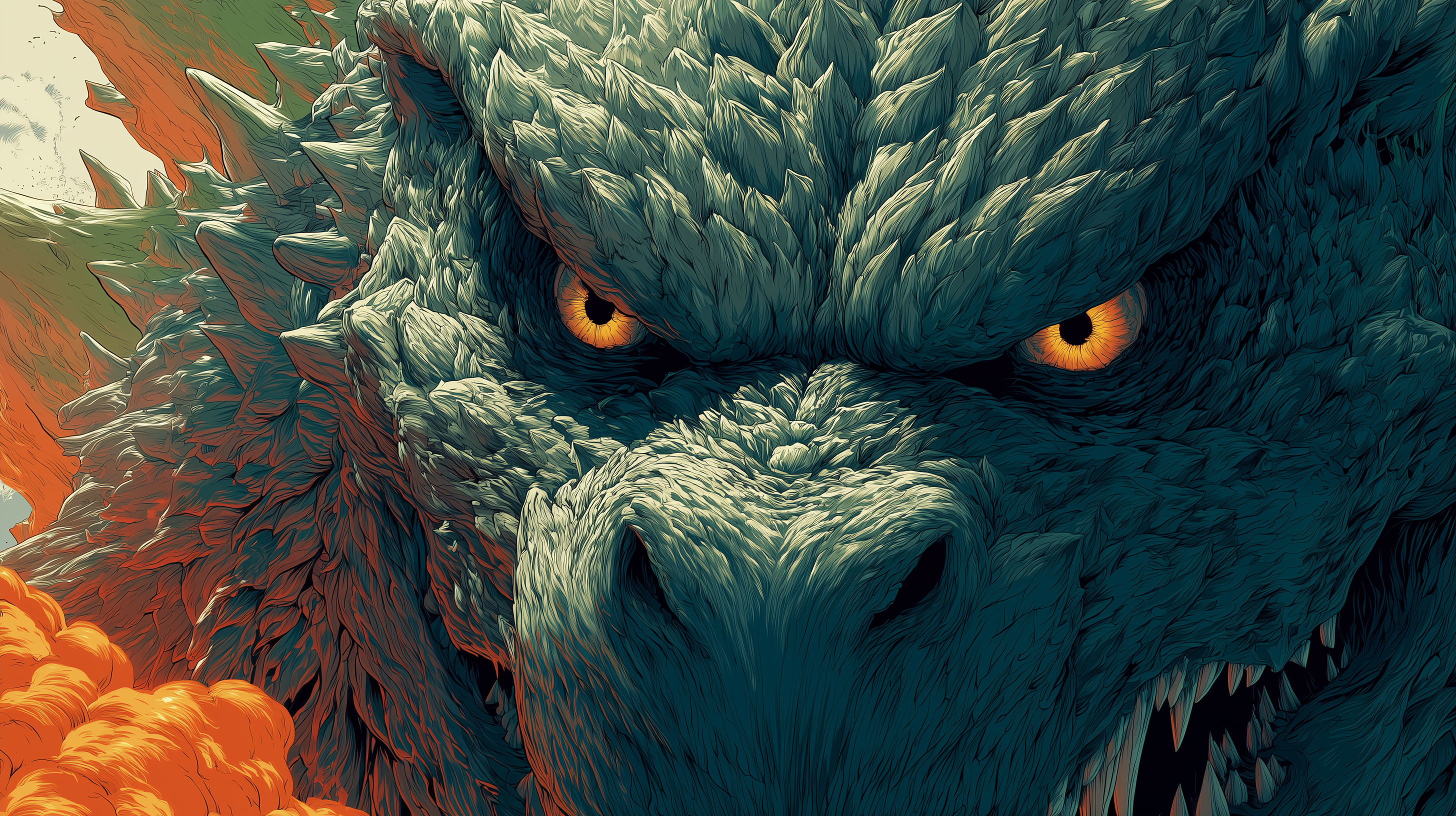 fond d'écran Godzilla hp windows 11 téléchargement gratuit