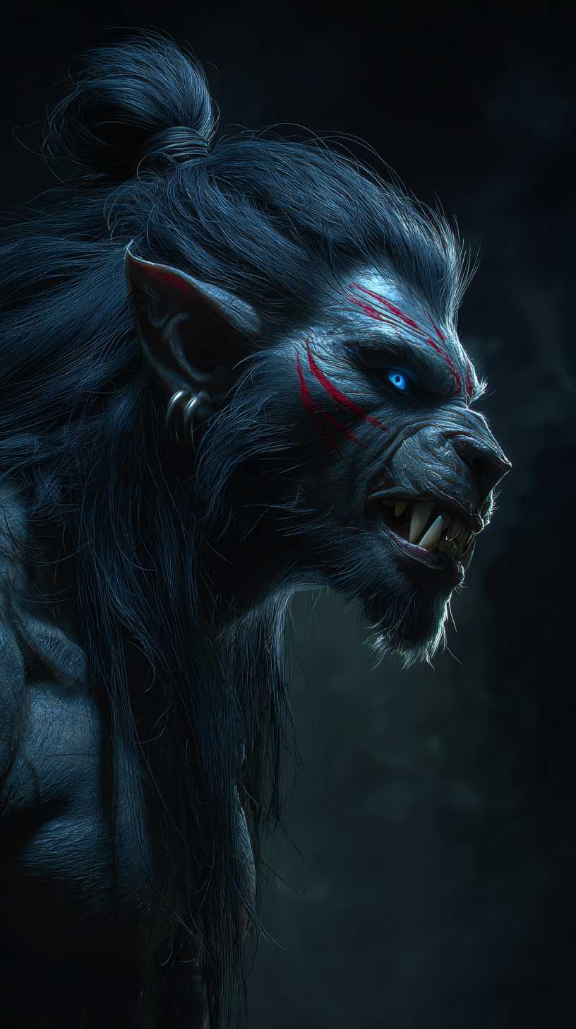 fond d'écran Lycanthrope iphone 16 gratuit