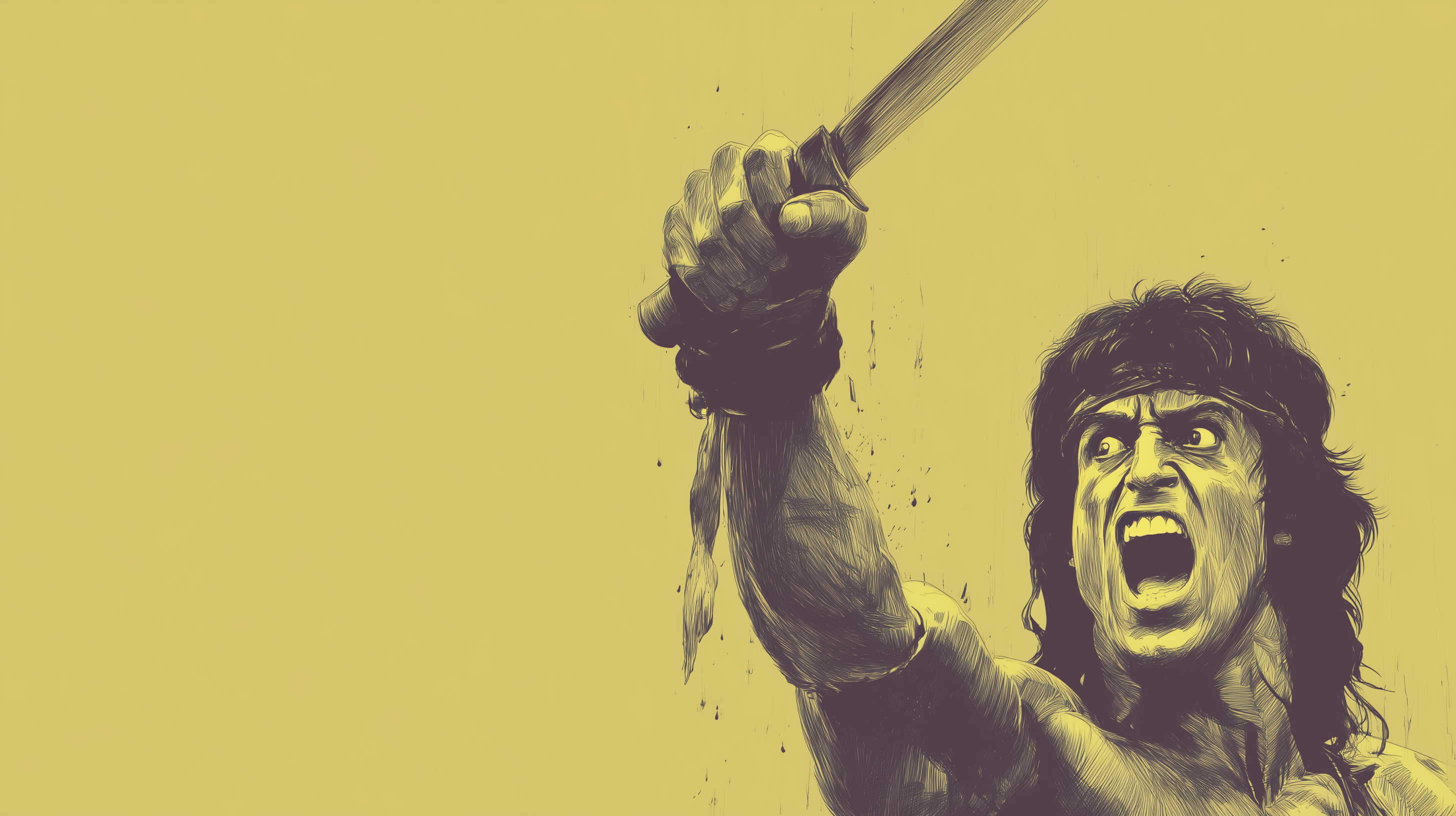 fond d'écran John Rambo 1440p 4k téléchargement gratuit