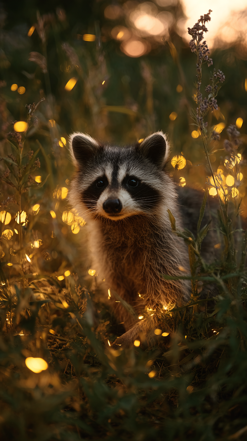 fond d'écran Raton laveur iphone 16 gratuit