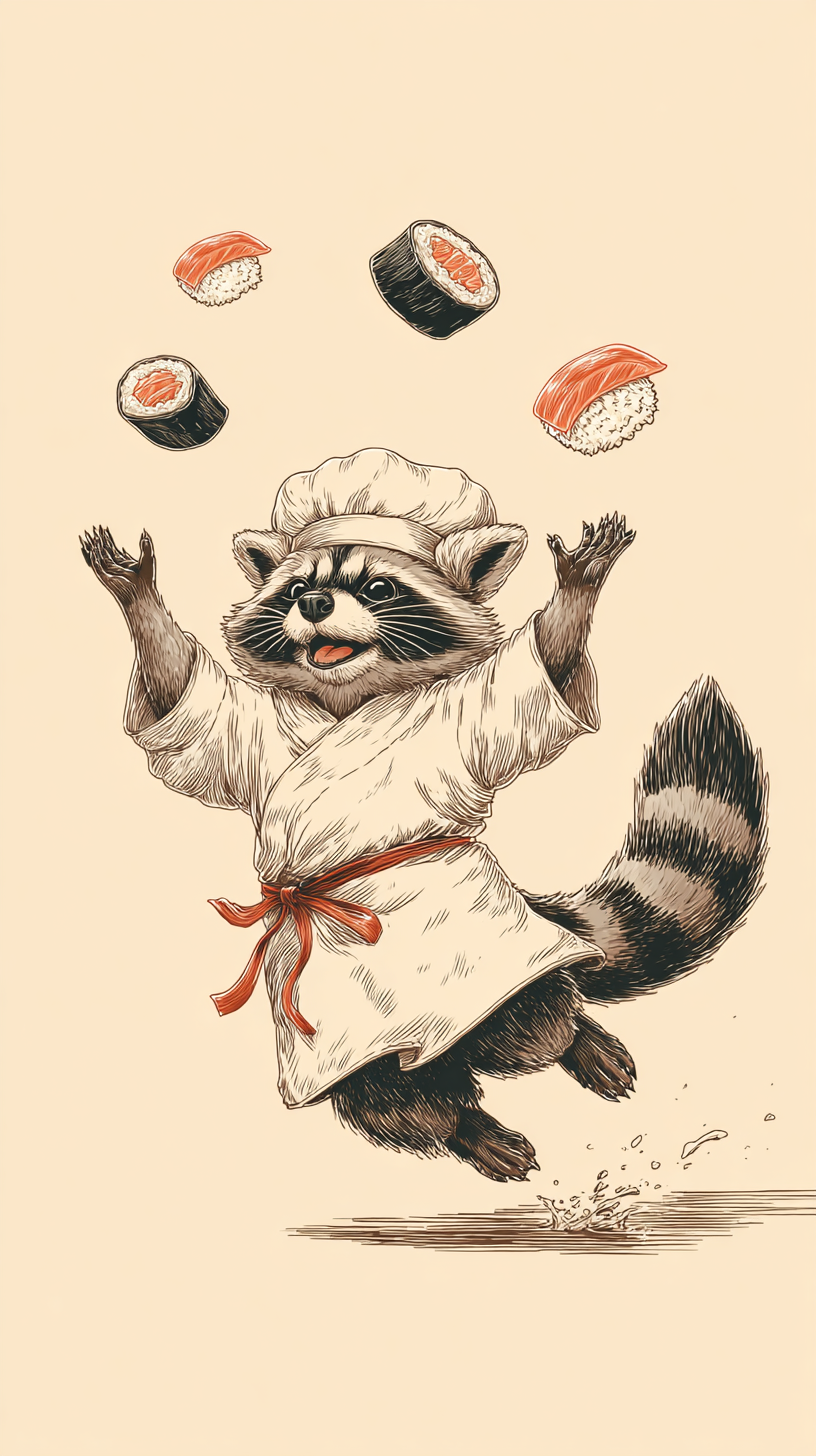 fond d'écran Raton laveur téléphone OnePlus télécharger gratuit