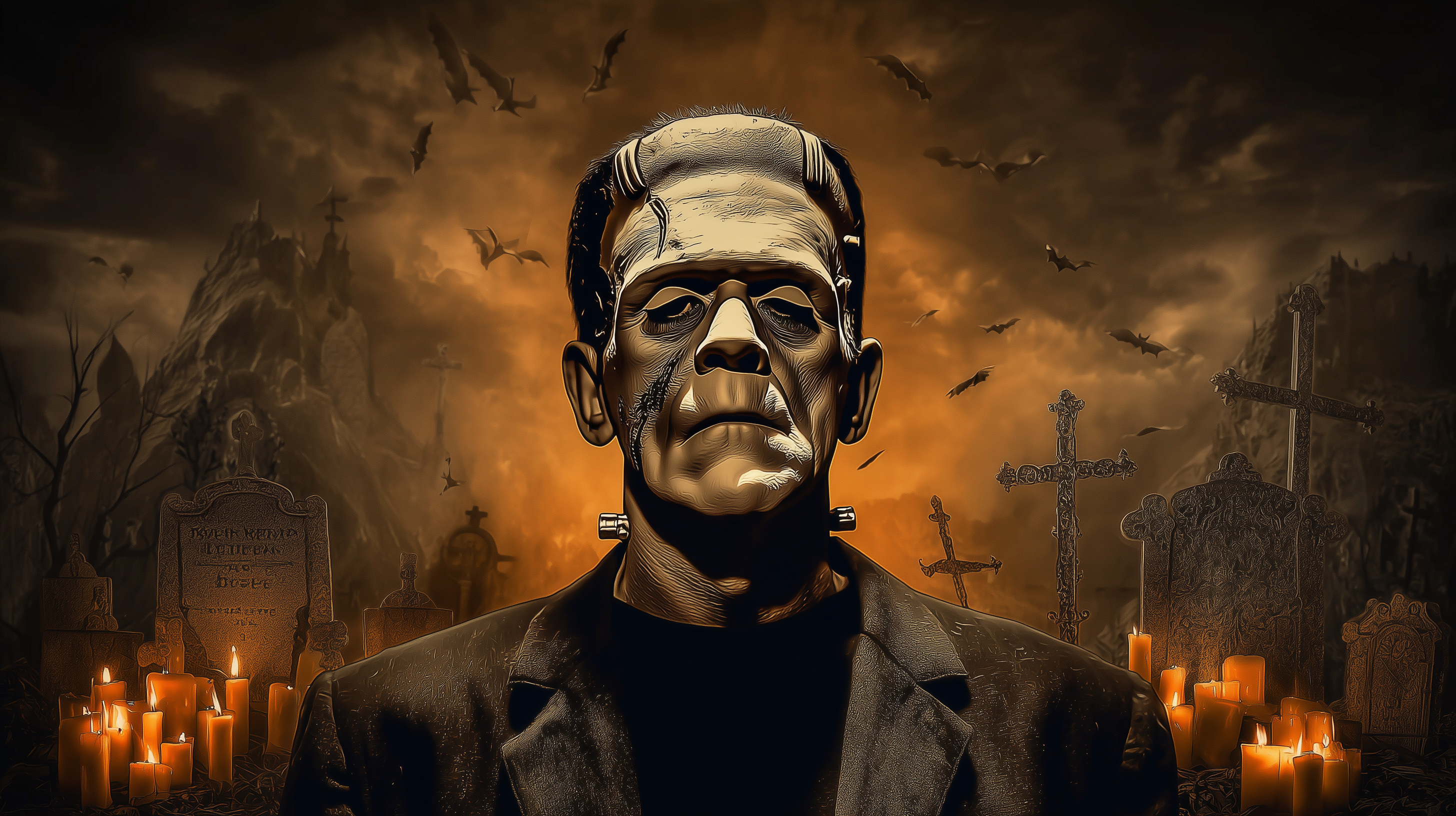 fond d'écran Frankenstein 4k windows téléchargement gratuit