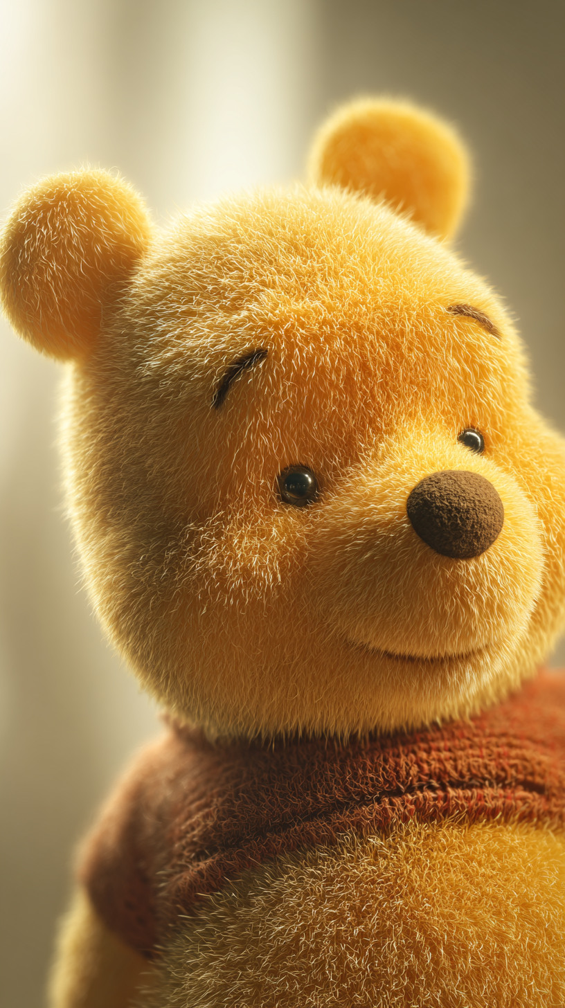 fond d'écran Winnie l’ourson iphone 15 pro max 4k télécharger gratuit