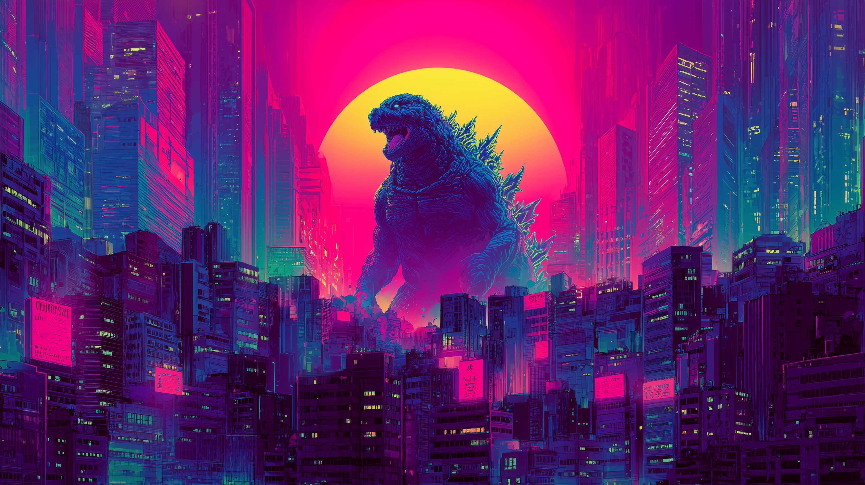 fond d'écran Godzilla pc hd 1920x1080 téléchargement gratuit