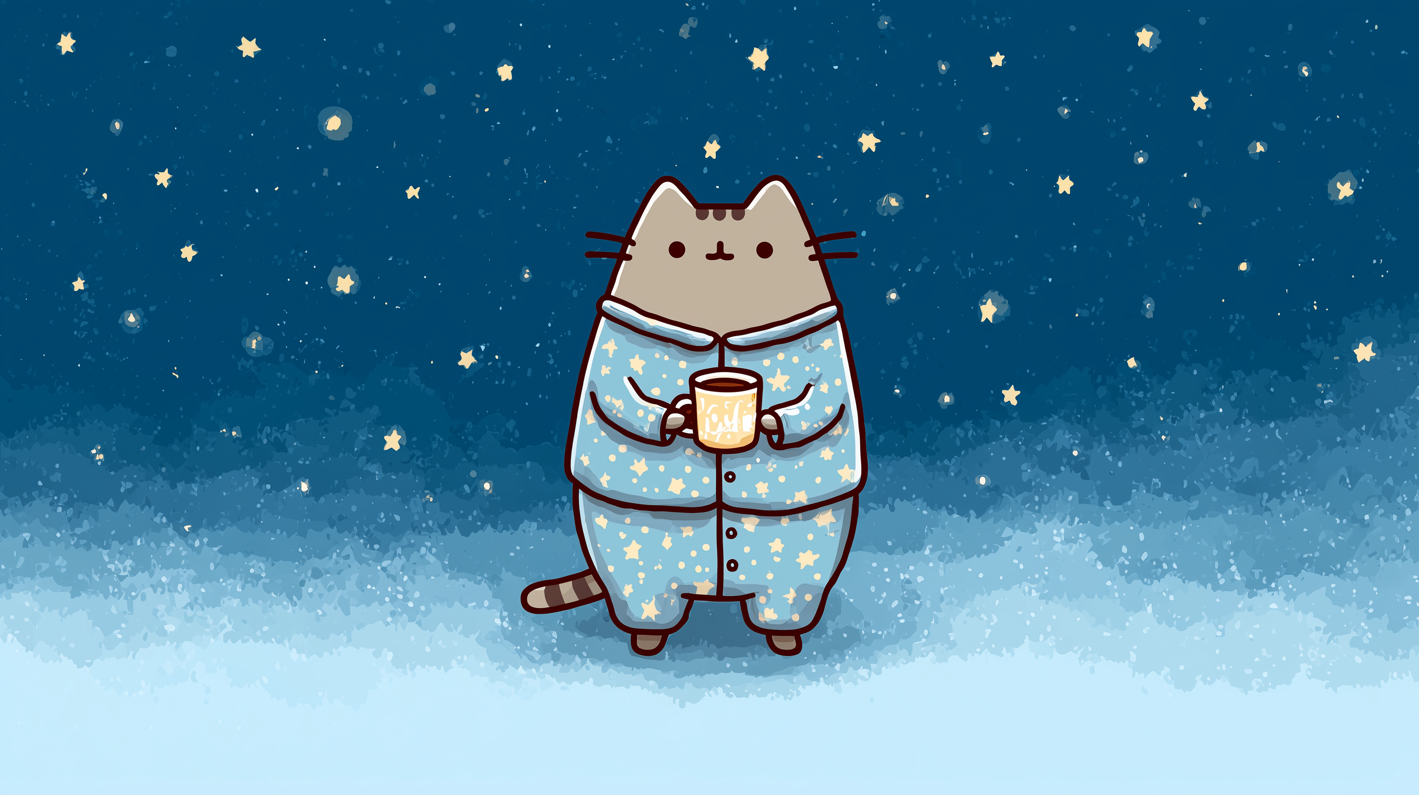 fond d'écran Pusheen pc 1920x1080 4k téléchargement gratuit
