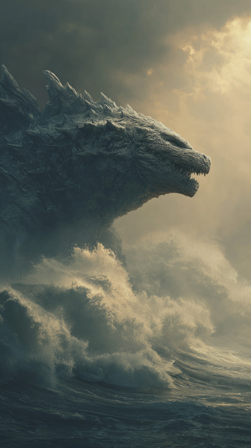 fond d'écran Godzilla téléphone OnePlus gratuit