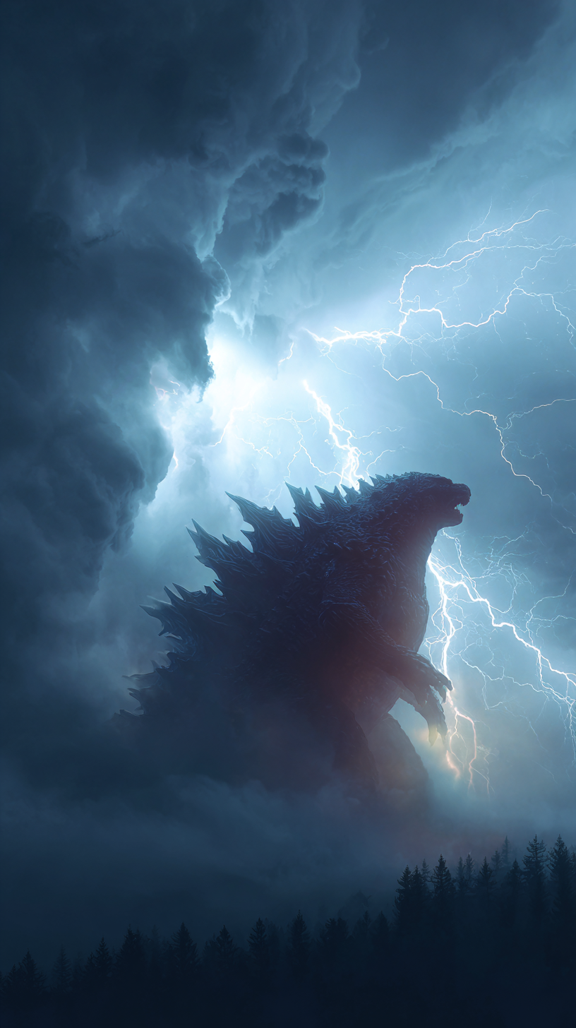fond d'écran Godzilla iphone 4k télécharger gratuit