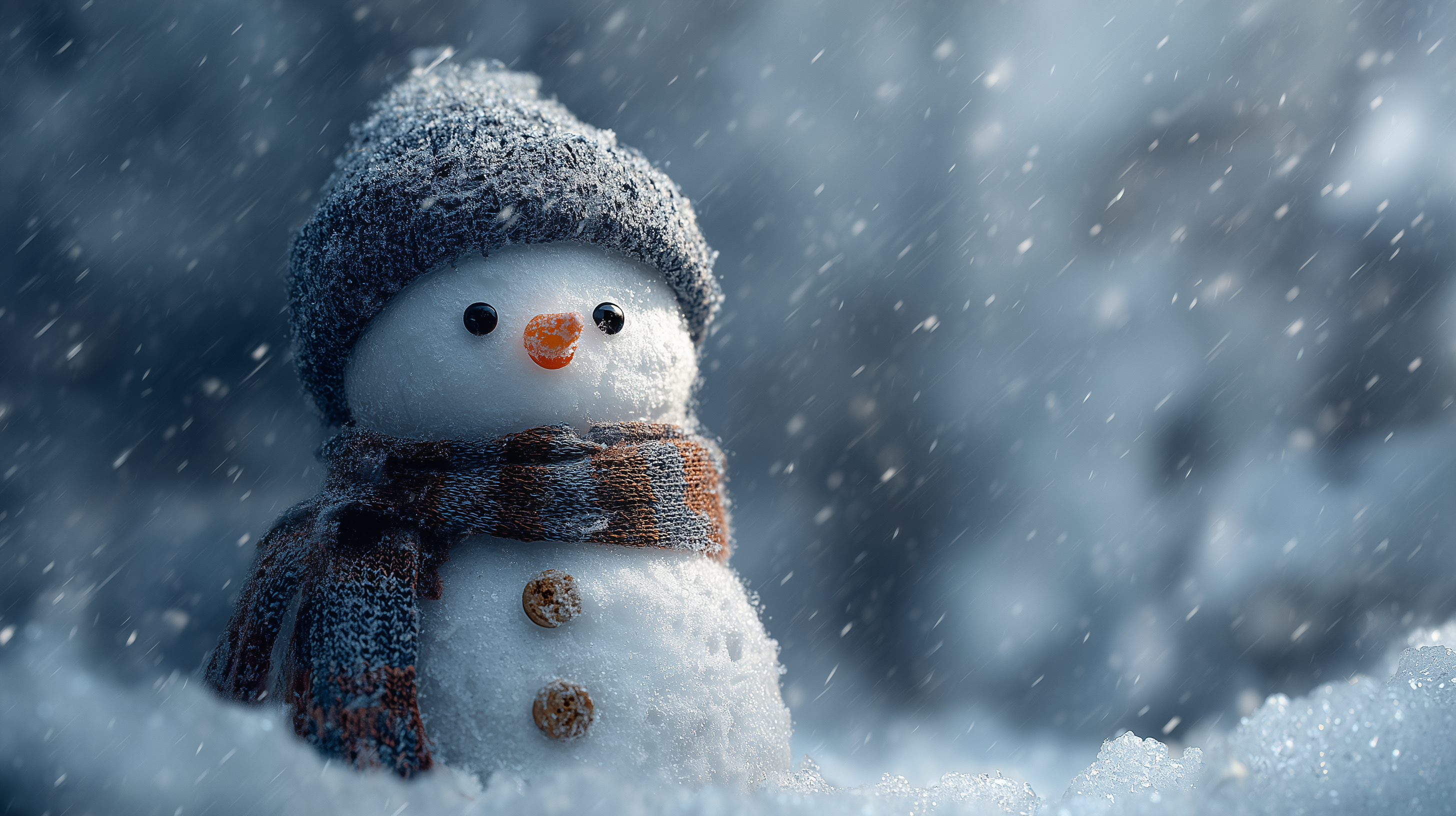 fond d'écran Bonhomme de neige pc dell téléchargement gratuit