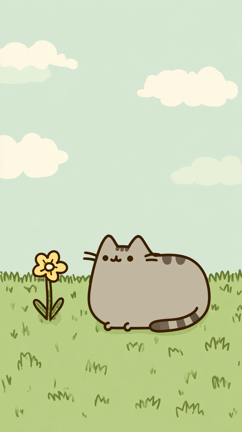 fond d'écran Pusheen téléphone Xiaomi gratuit
