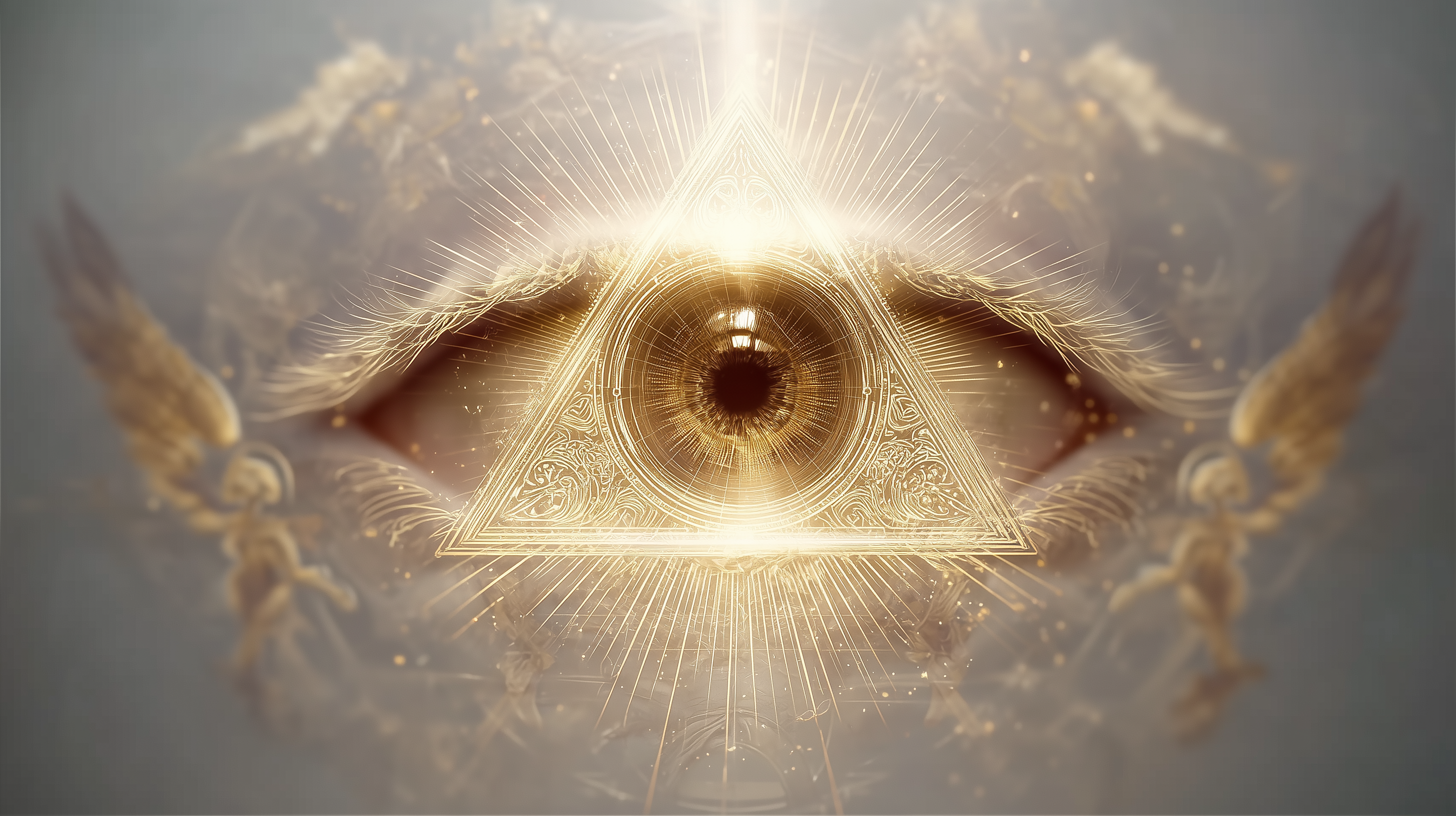 fond d'écran L’œil de la Providence 5120x1440 téléchargement gratuit