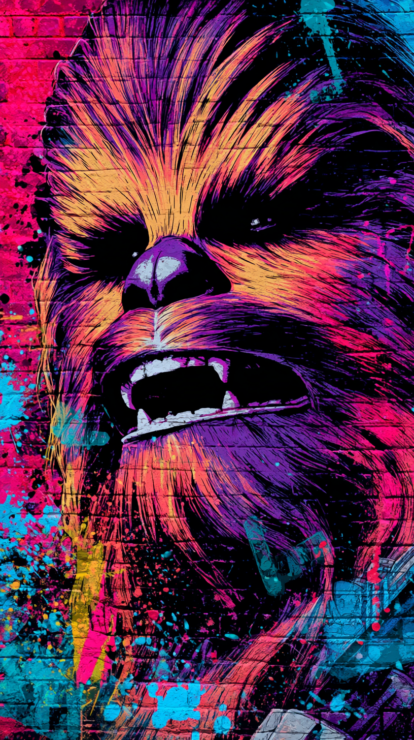 fond d'écran Chewbacca iphone original gratuit