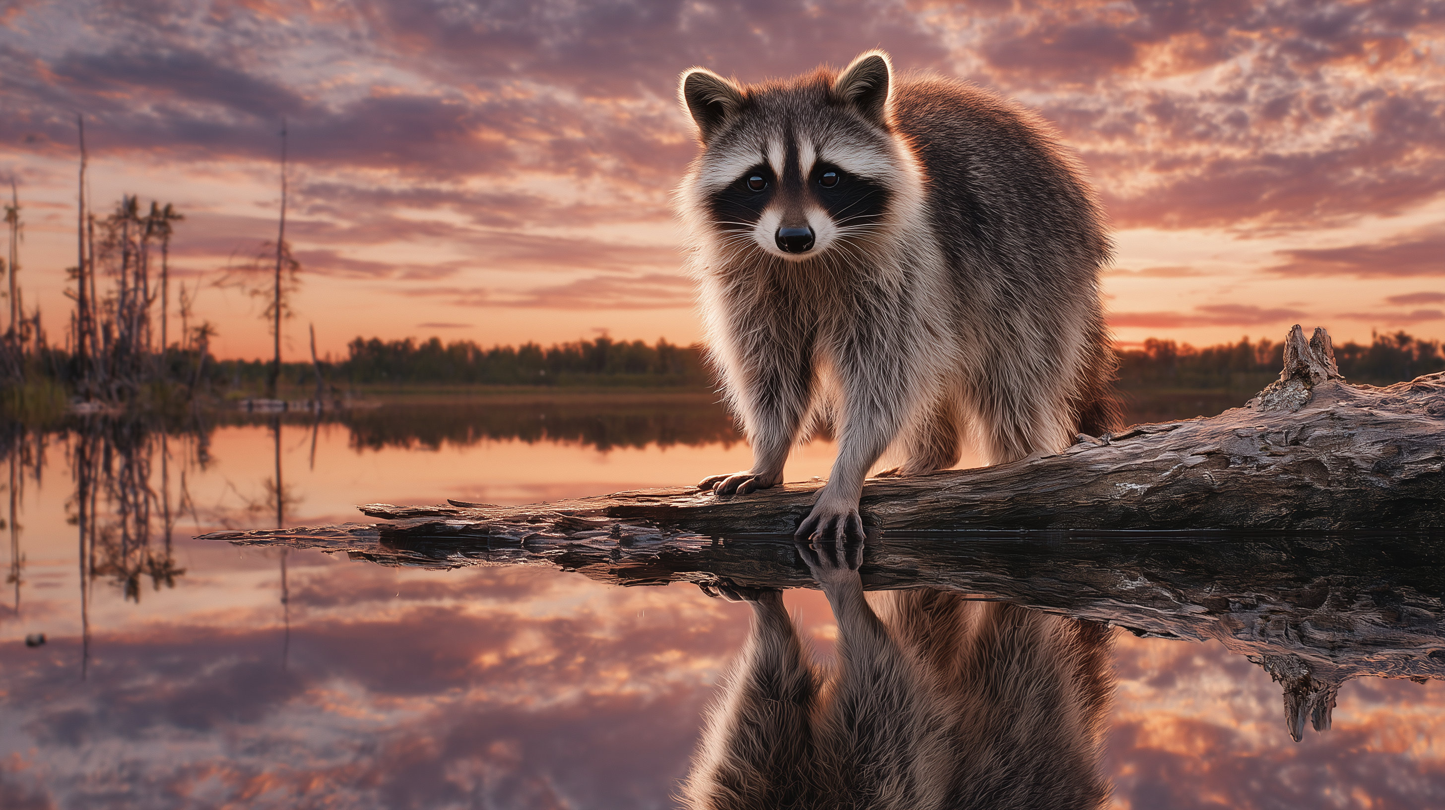 fond d'écran Raton laveur windows 11 4k téléchargement gratuit