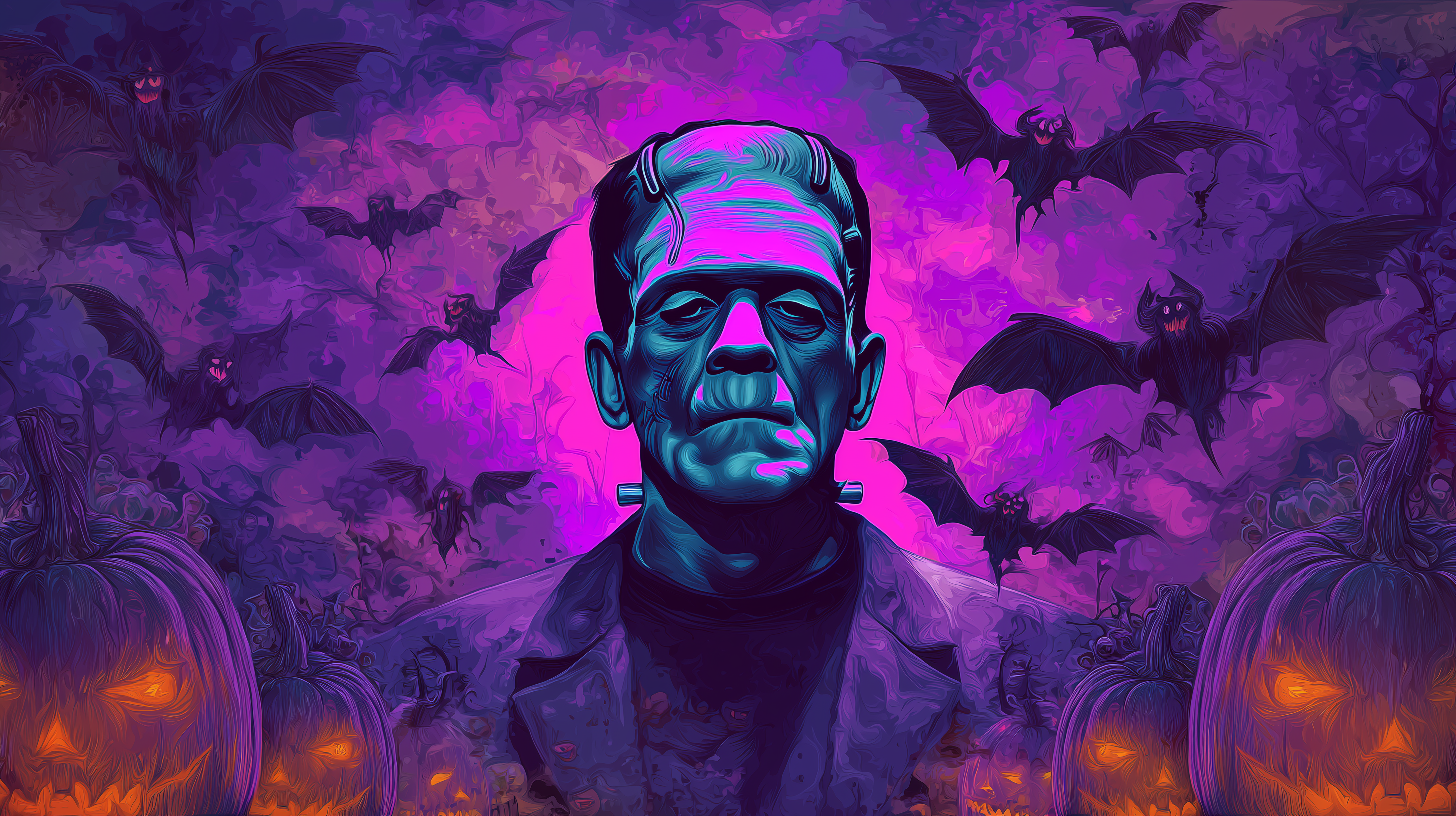 fond d'écran Frankenstein pc 1920x1080 téléchargement gratuit