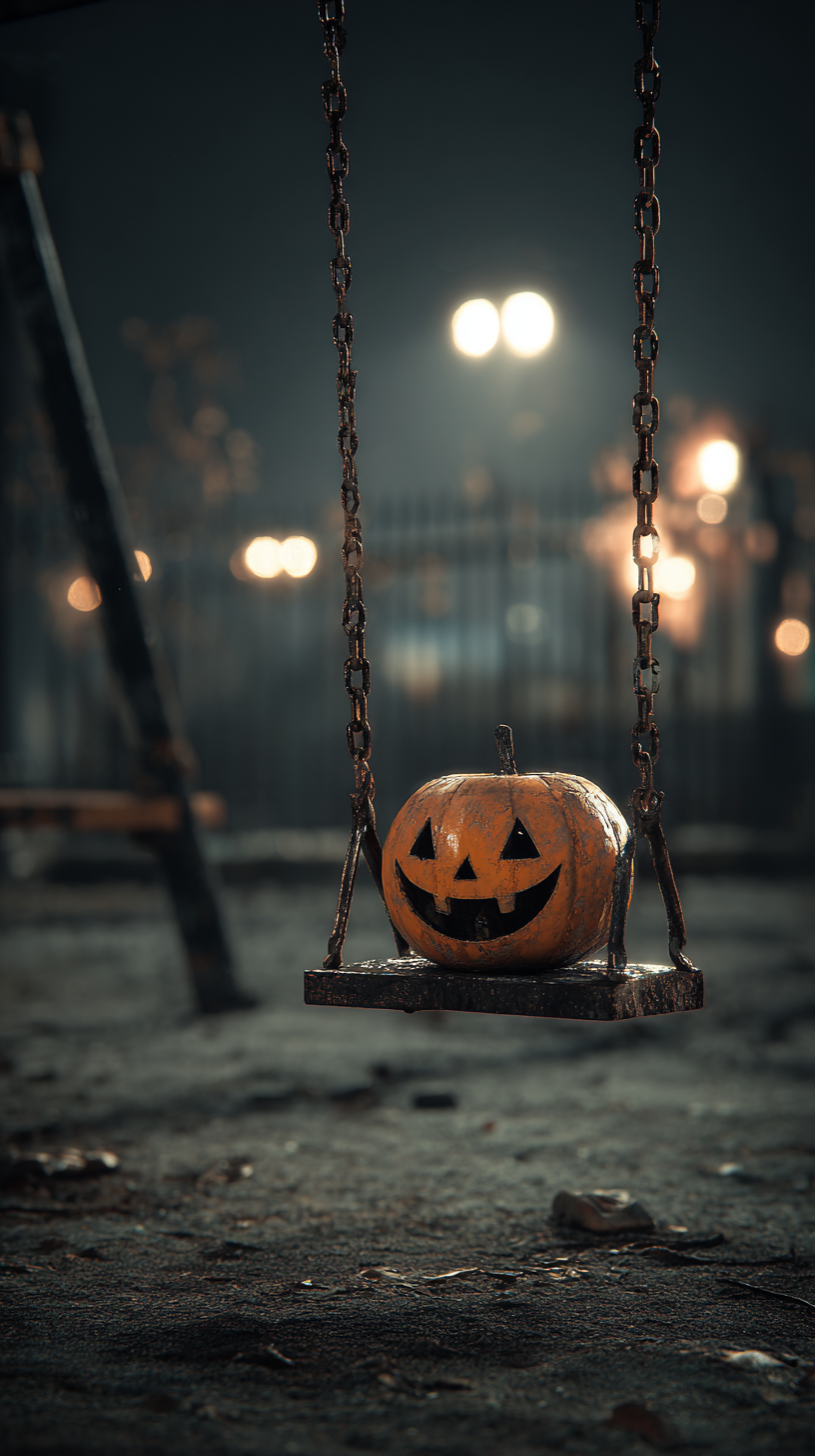 fond d'écran Jack o’ lantern iphone 15 pro max 4k gratuit