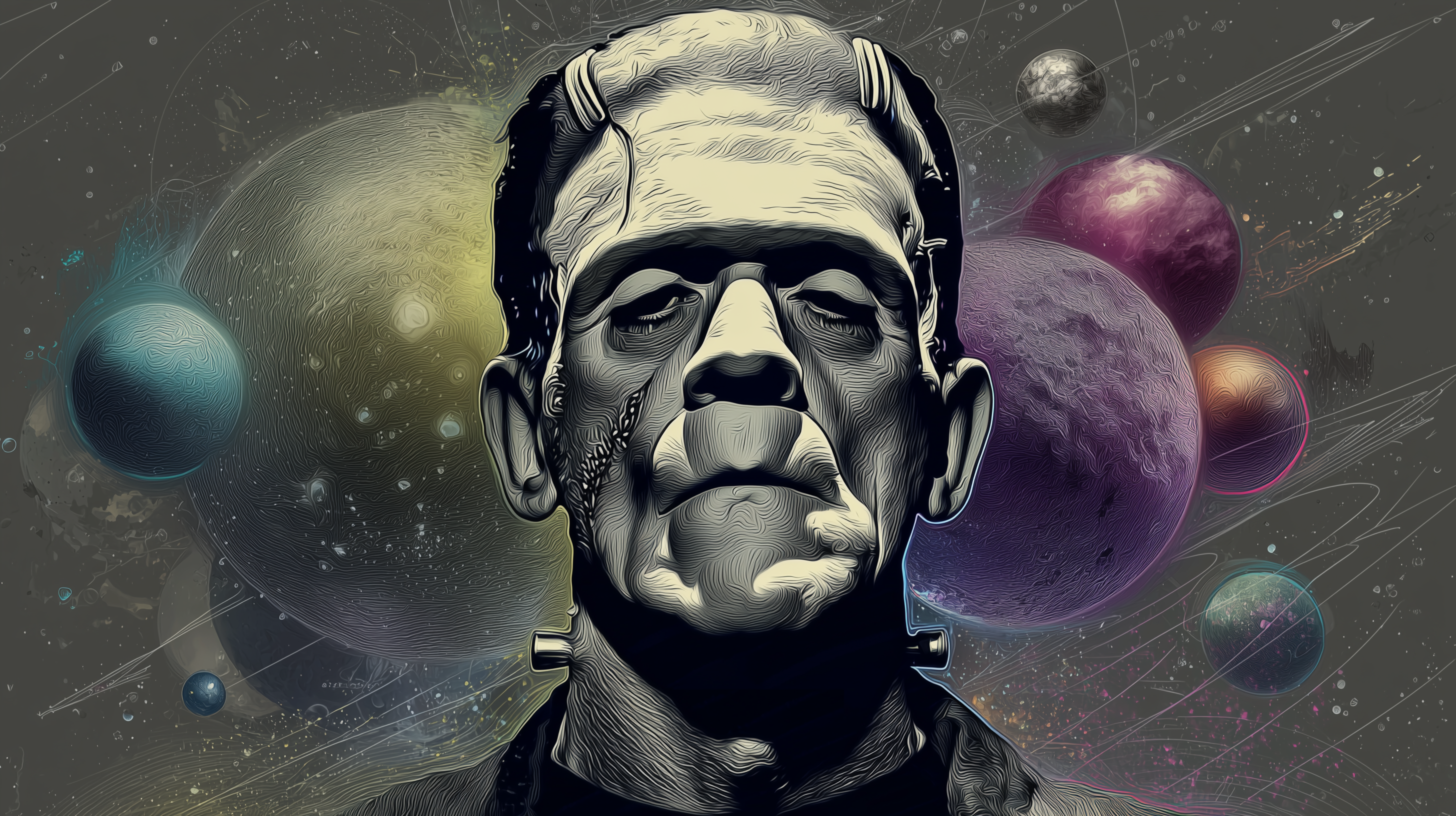 fond d'écran Frankenstein 4k 2560x1440 téléchargement gratuit