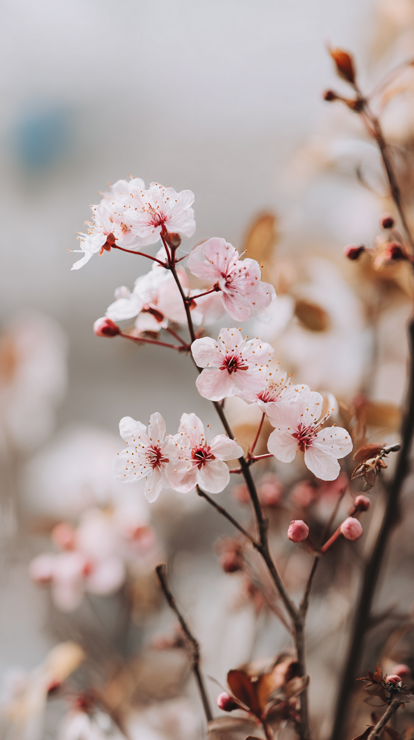 fond d'écran Fleur de cerisier xiaomi gratuit télécharger haute qualité