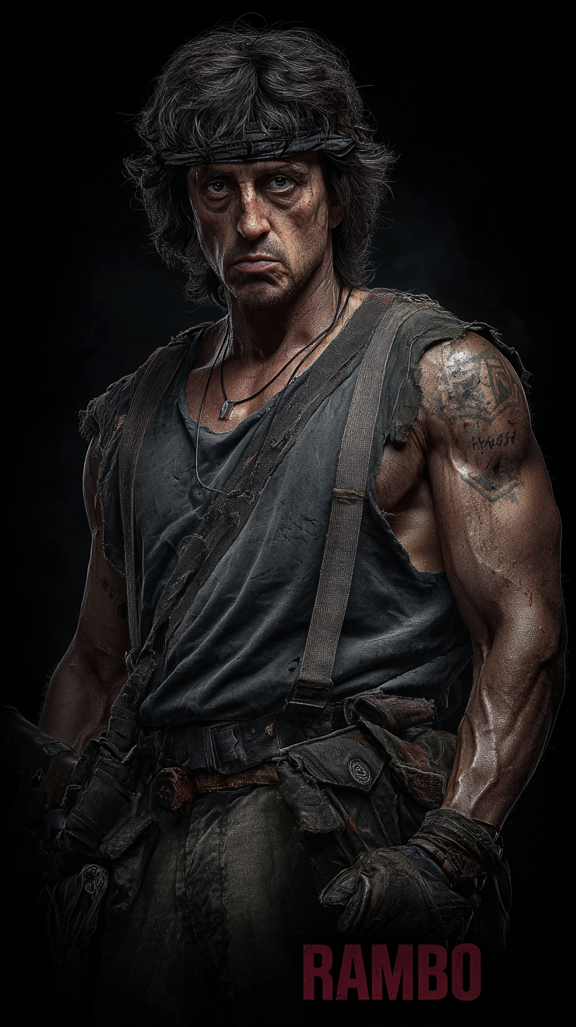 fond d'écran John Rambo téléphone Asus télécharger gratuit