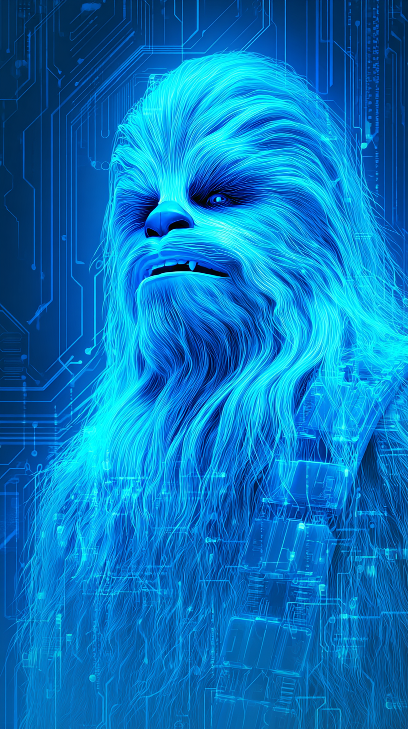 fond d'écran Chewbacca iphone 13 télécharger gratuit