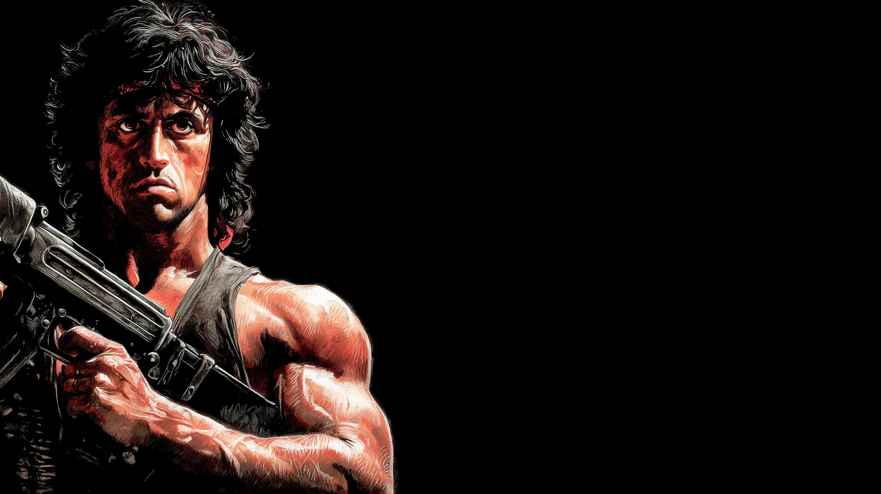 fond d'écran John Rambo ultra hd 3840x2160 téléchargement gratuit
