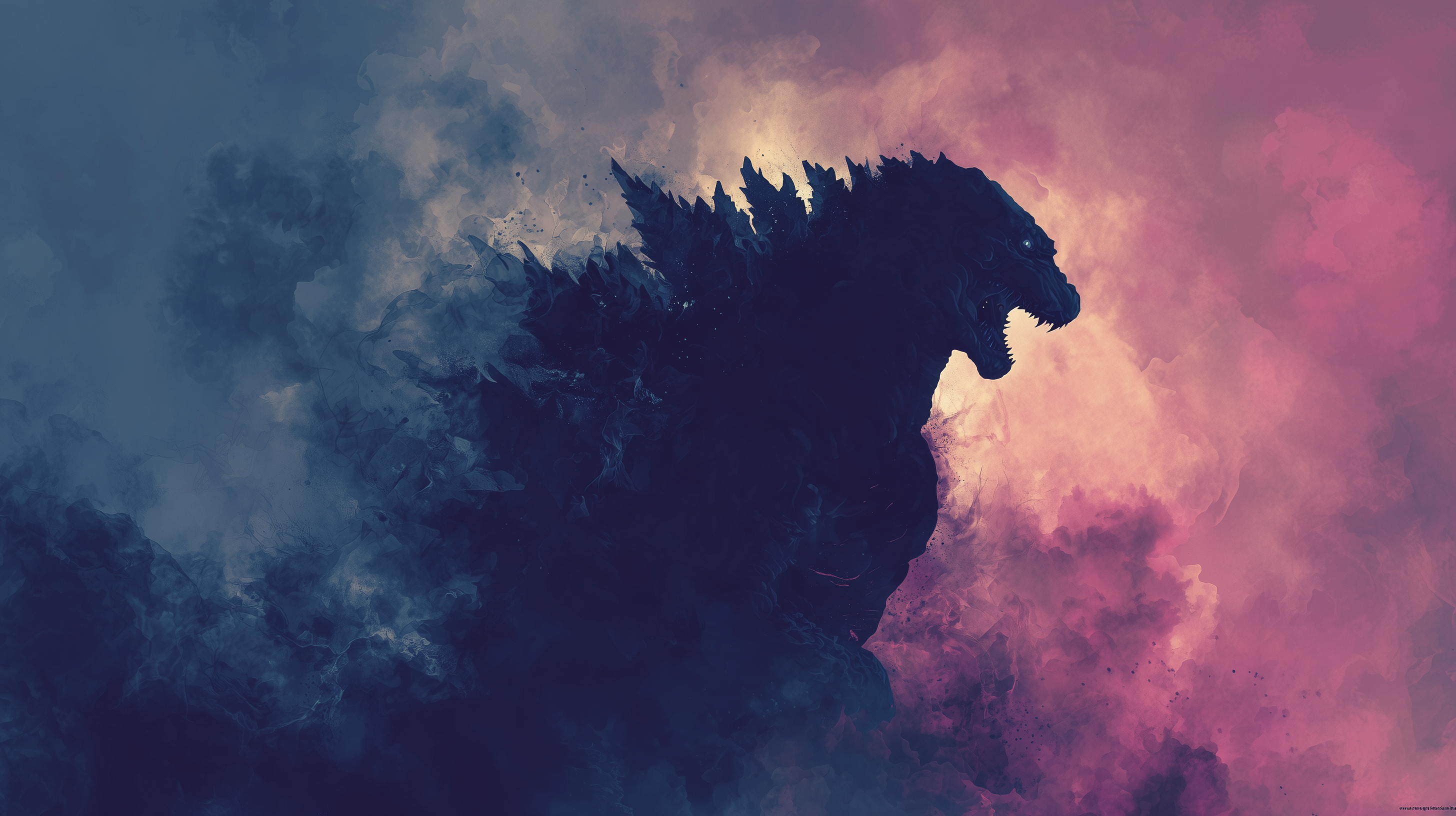 fond d'écran Godzilla ultrawide 3440x1440 téléchargement gratuit