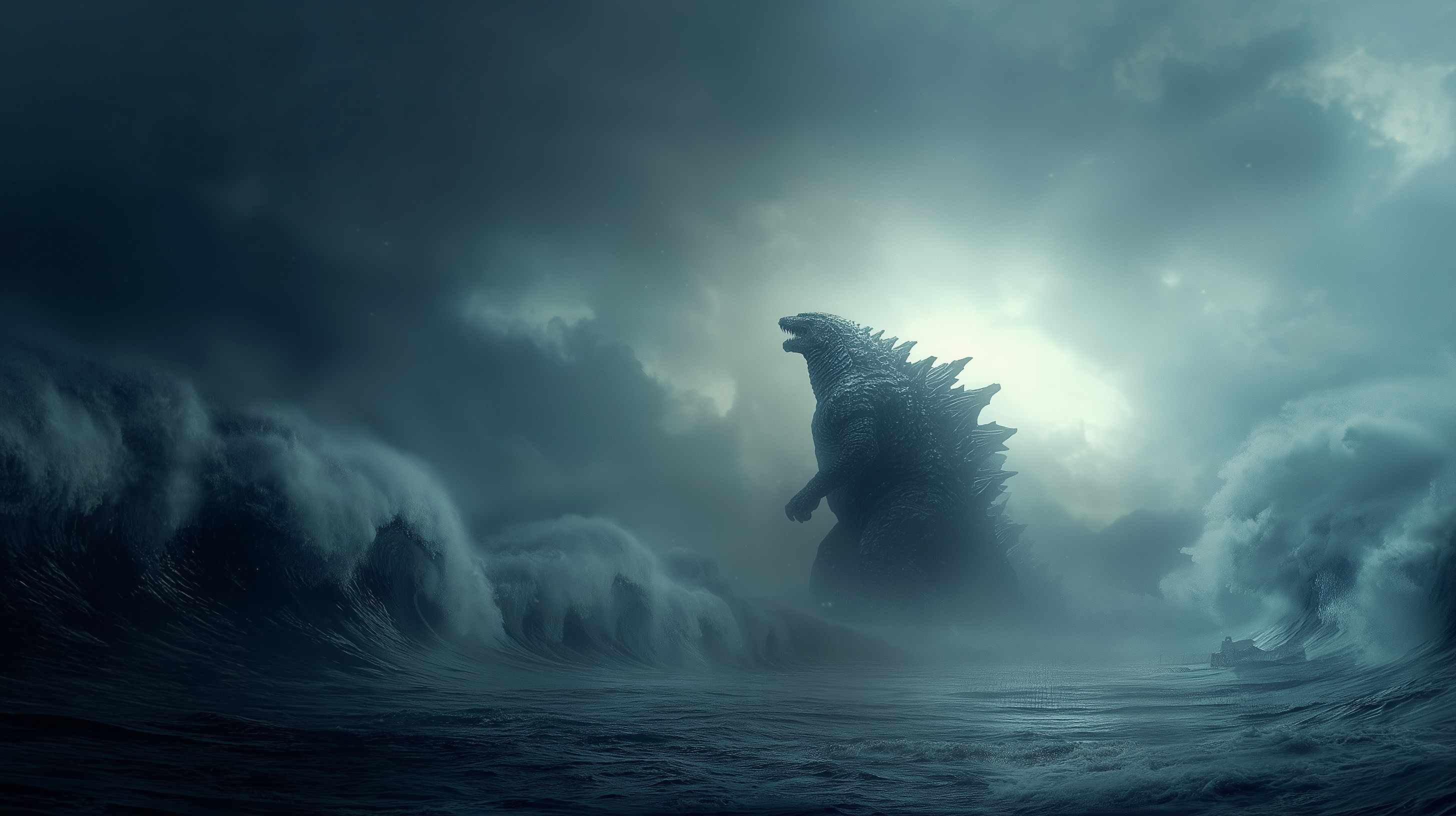 fond d'écran Godzilla windows 11 1920x1080 téléchargement gratuit