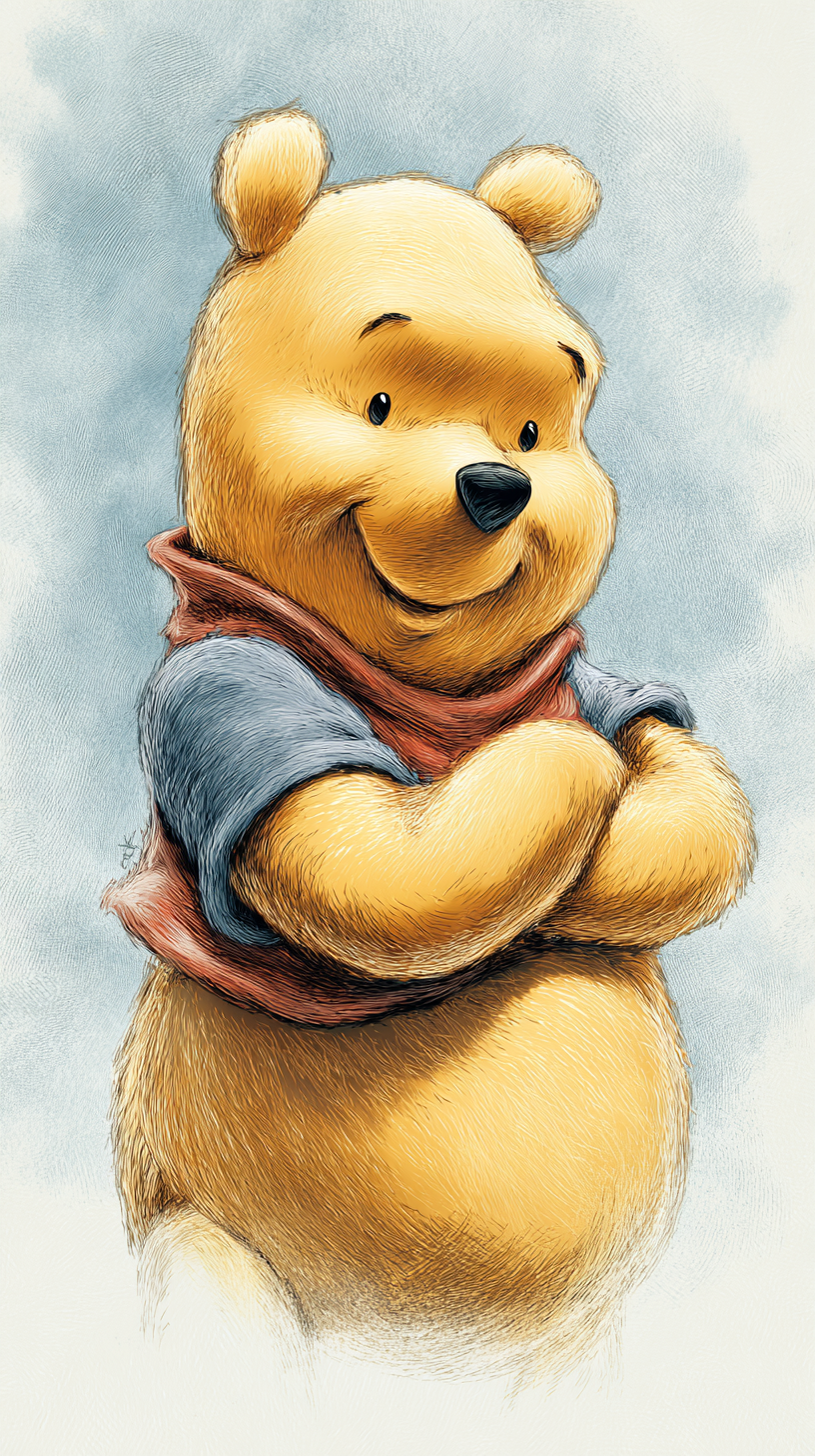 fond d'écran Winnie l’ourson téléphone Google gratuit