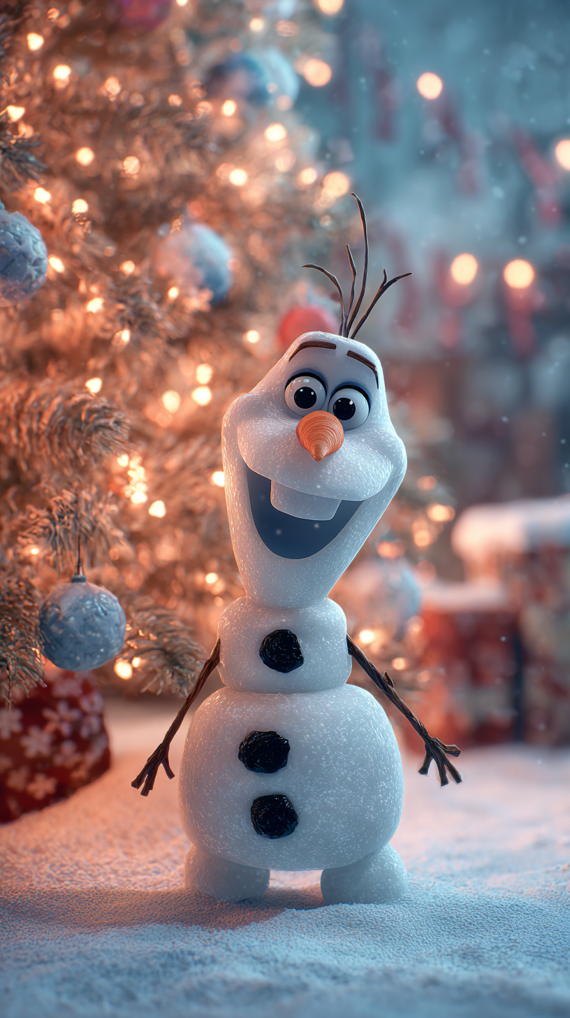 fond d'écran Olaf téléphone OnePlus gratuit