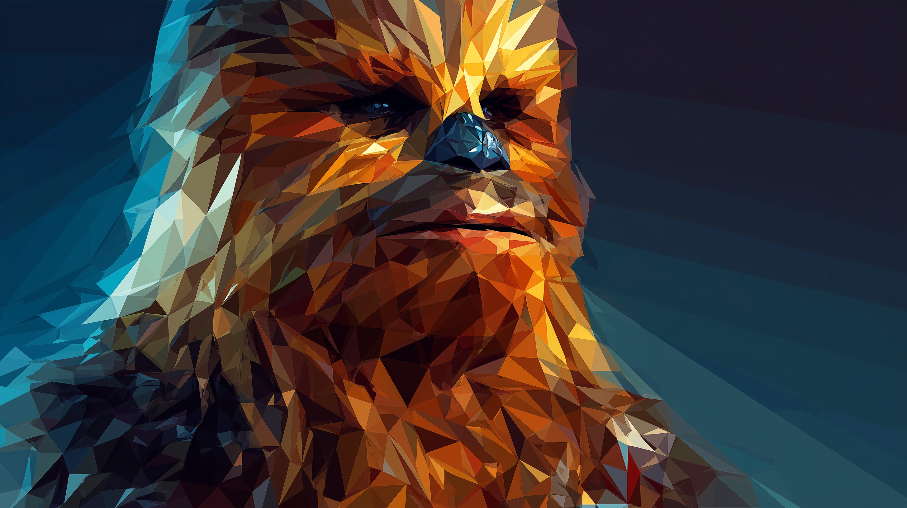 fond d'écran Chewbacca pc 3840x2160 téléchargement gratuit