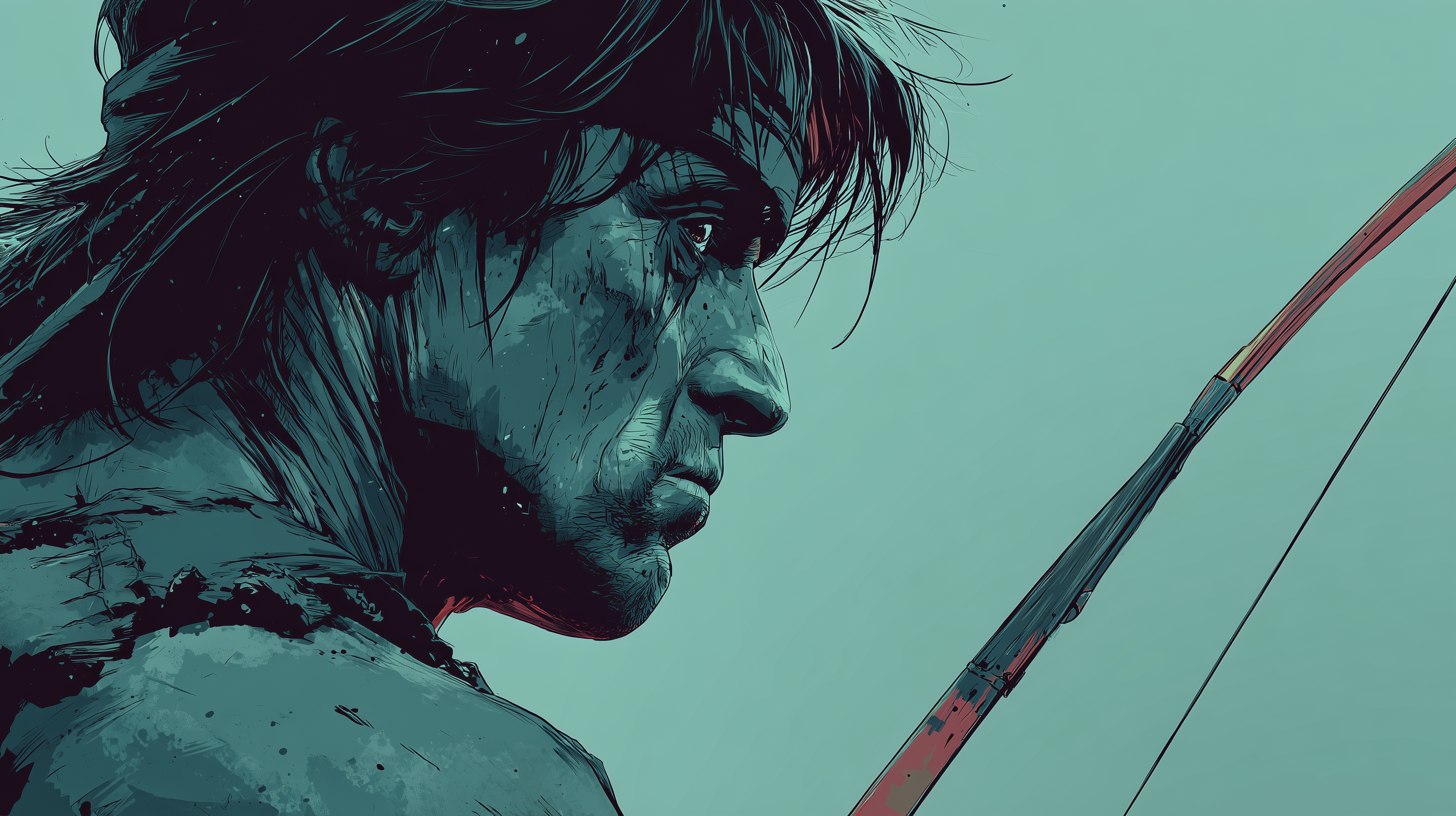 fond d'écran John Rambo 16:9 téléchargement gratuit