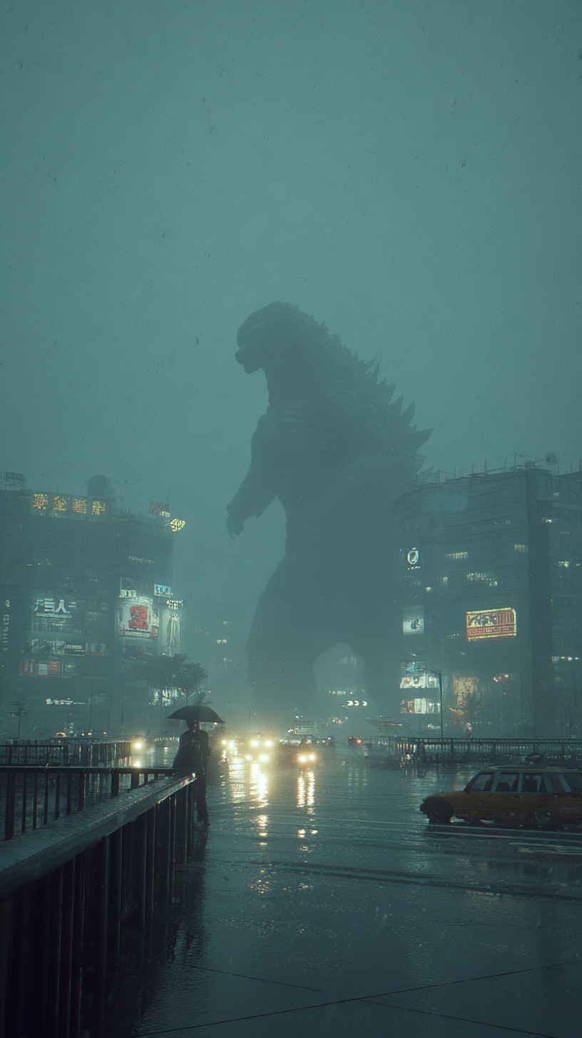 fond d'écran Godzilla 4k iphone gratuit